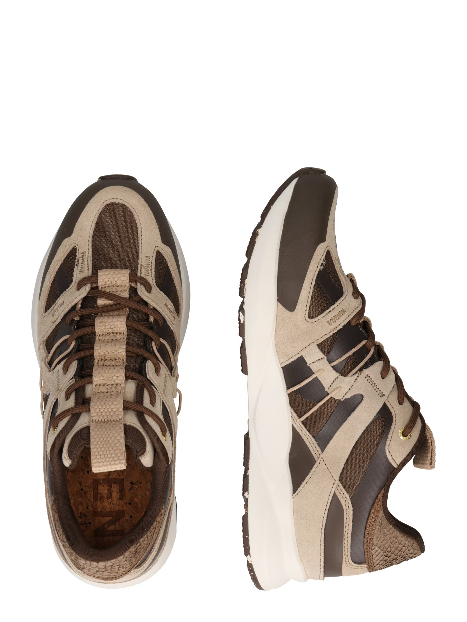 WODEN Sneaker low 'Eve II Tech' maro cappuccino / oliv - Pled.ro