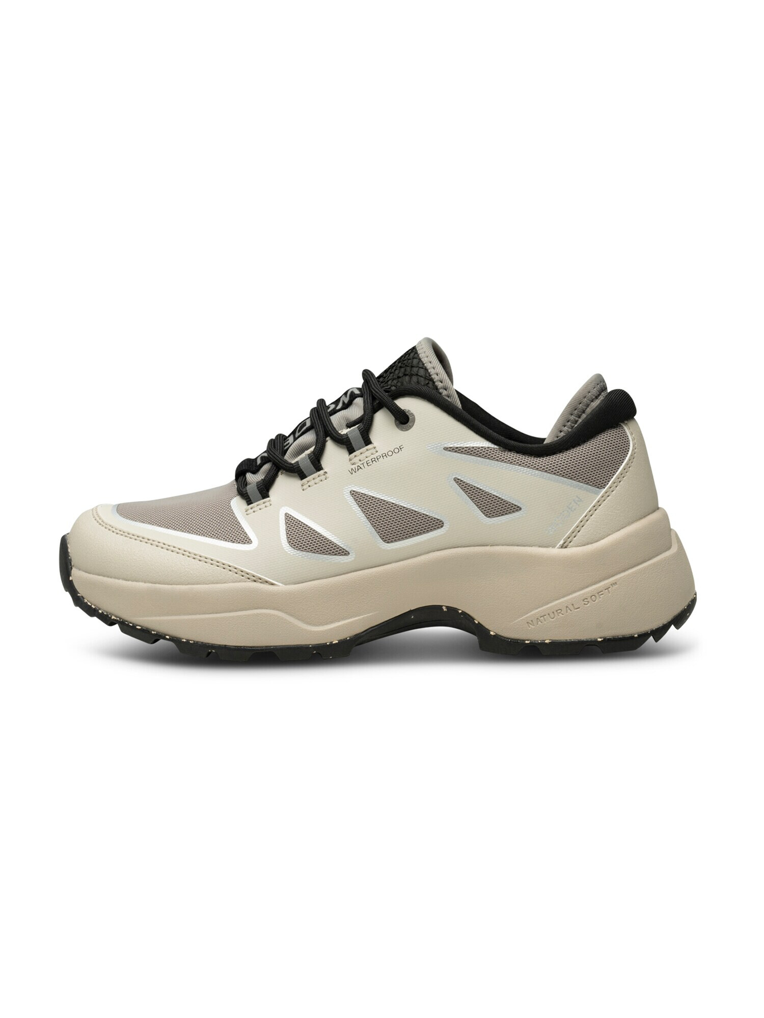 WODEN Sneaker low 'Ophelia' gri taupe / negru - Pled.ro