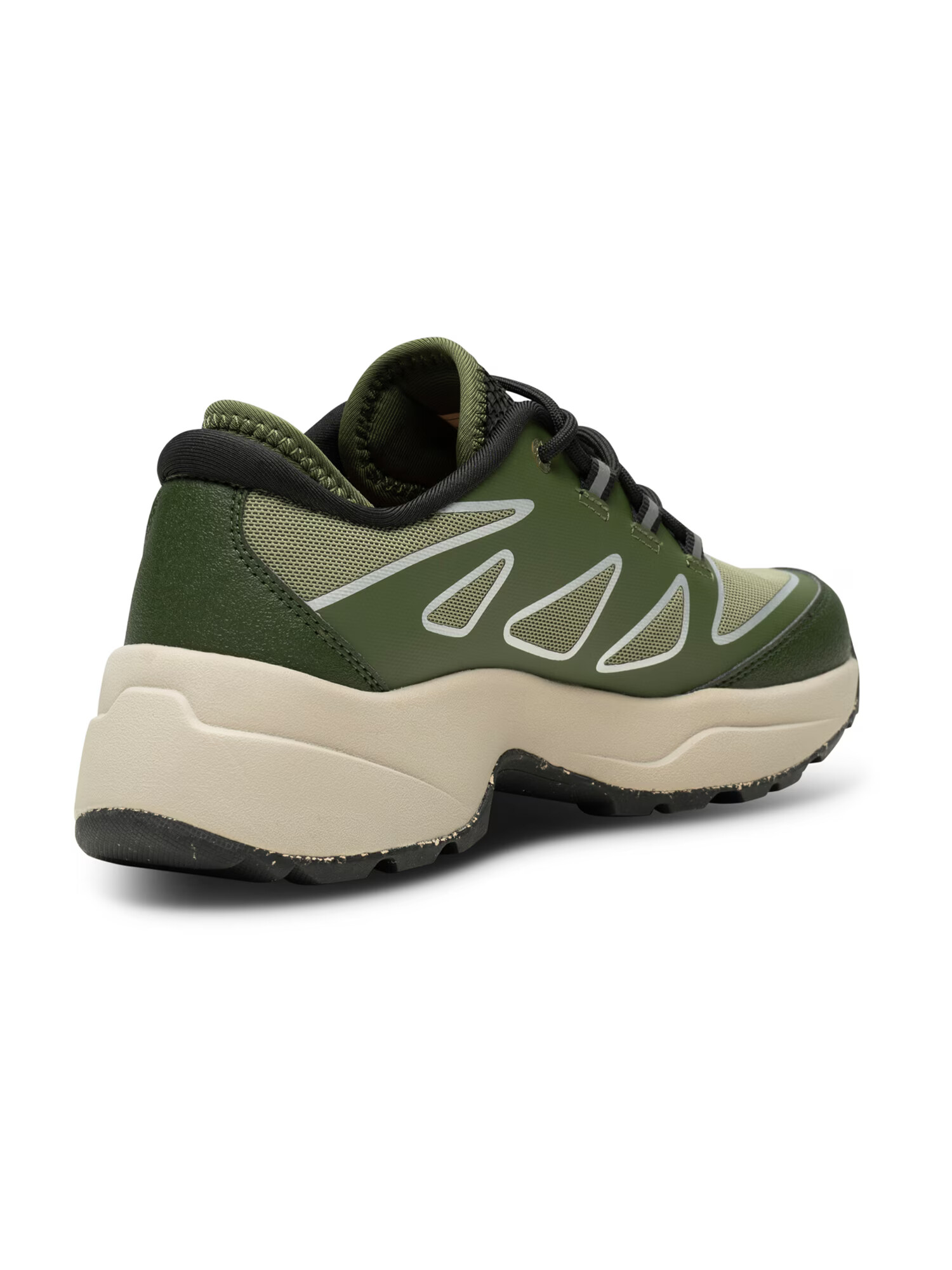 WODEN Sneaker low 'Ophelia' gri / verde / oliv - Pled.ro