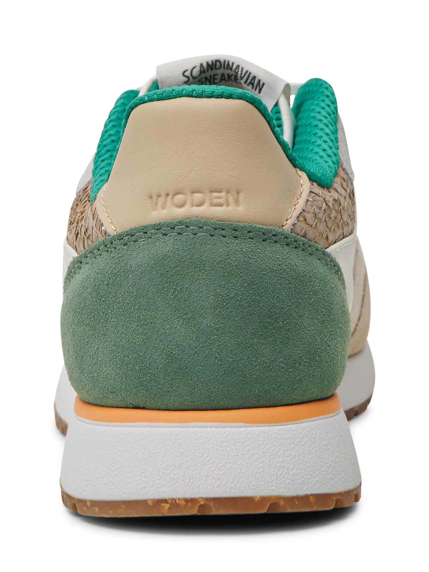 WODEN Sneaker low 'Ronja' nisipiu / verde / roz / alb - Pled.ro