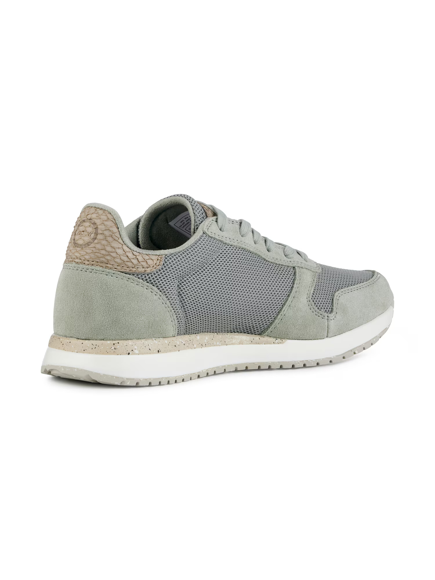 WODEN Sneaker low 'Ydun Fifty' brocart / gri argintiu / verde deschis - Pled.ro