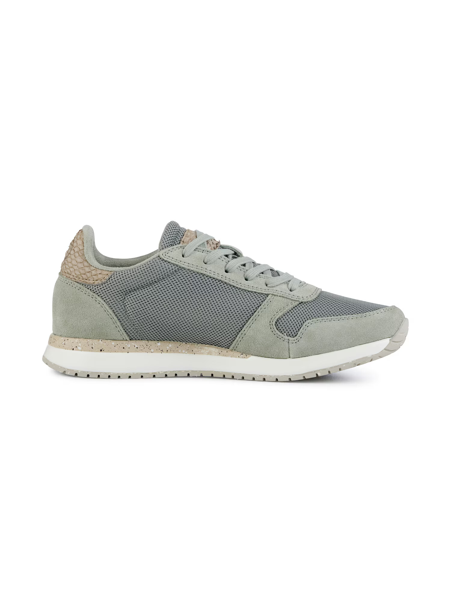 WODEN Sneaker low 'Ydun Fifty' brocart / gri argintiu / verde deschis - Pled.ro