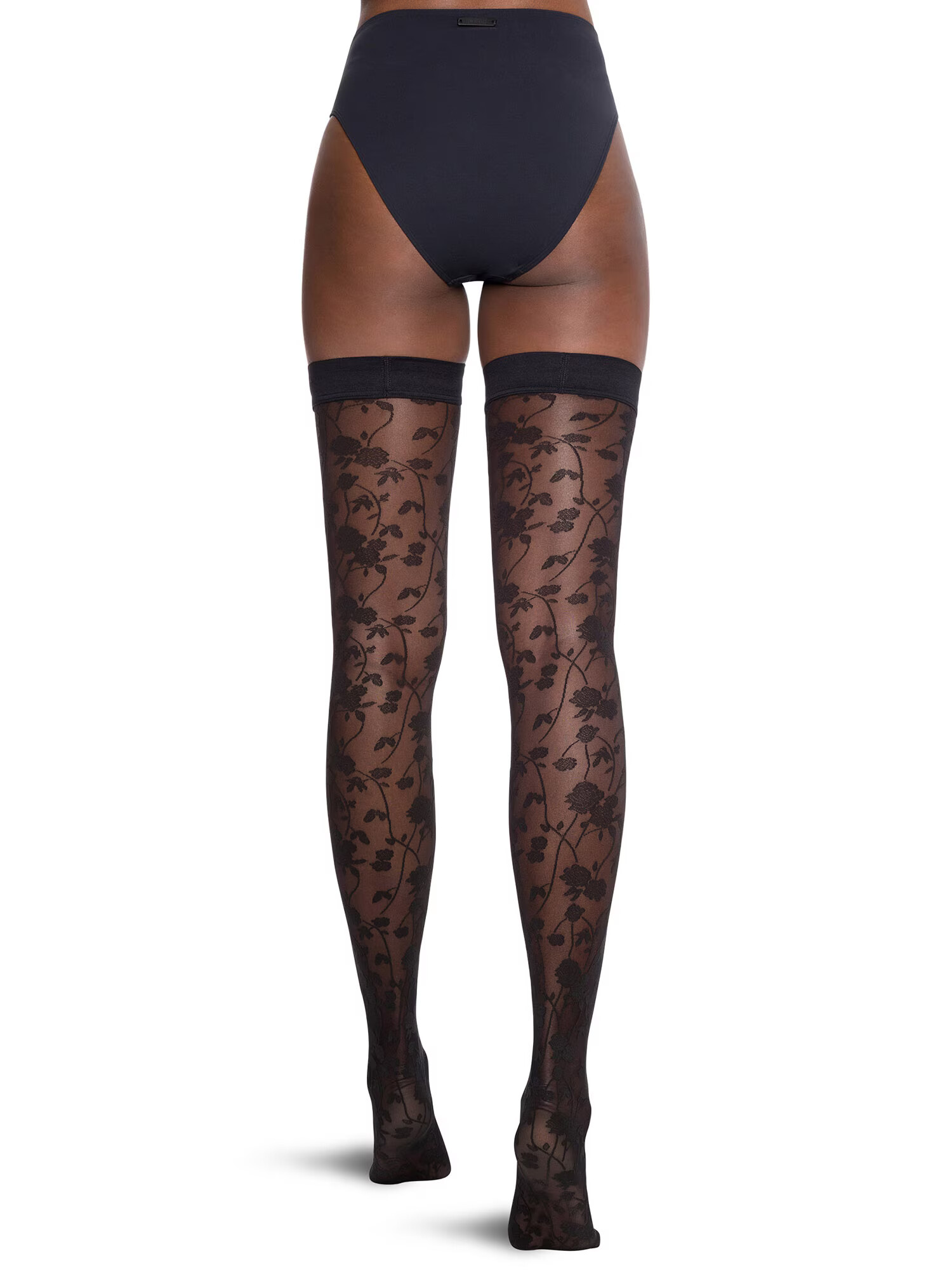 Wolford Ciorapi peste genunchi 'Stay Up' negru - Pled.ro