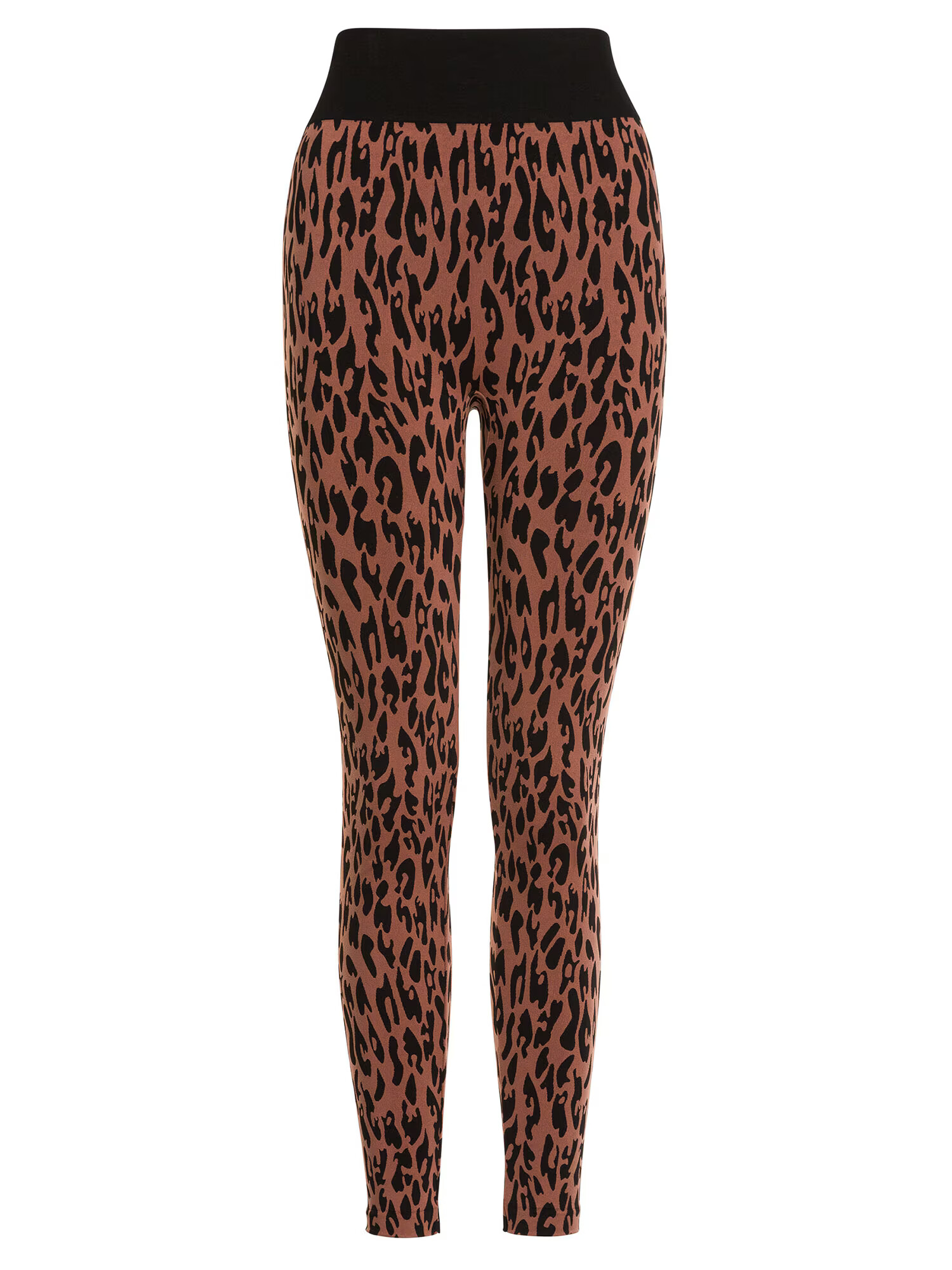 Wolford Leggings maro caramel / negru - Pled.ro