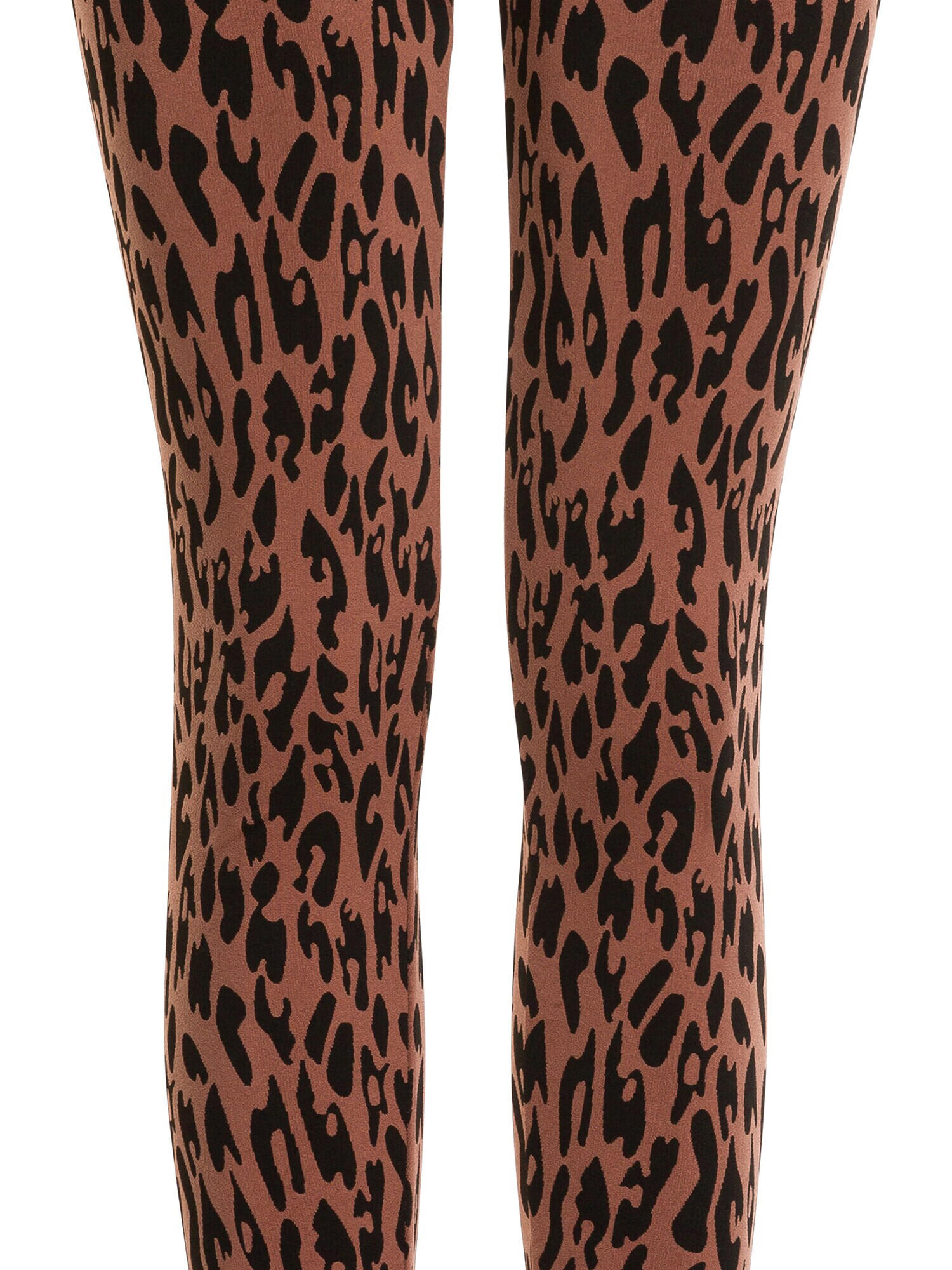 Wolford Leggings maro caramel / negru - Pled.ro