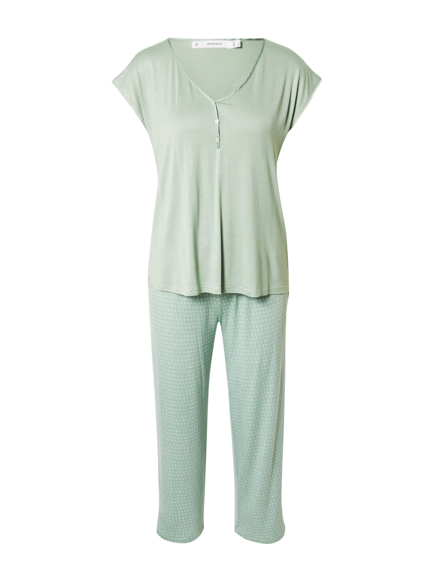 Women' Secret Pijama verde / alb - Pled.ro