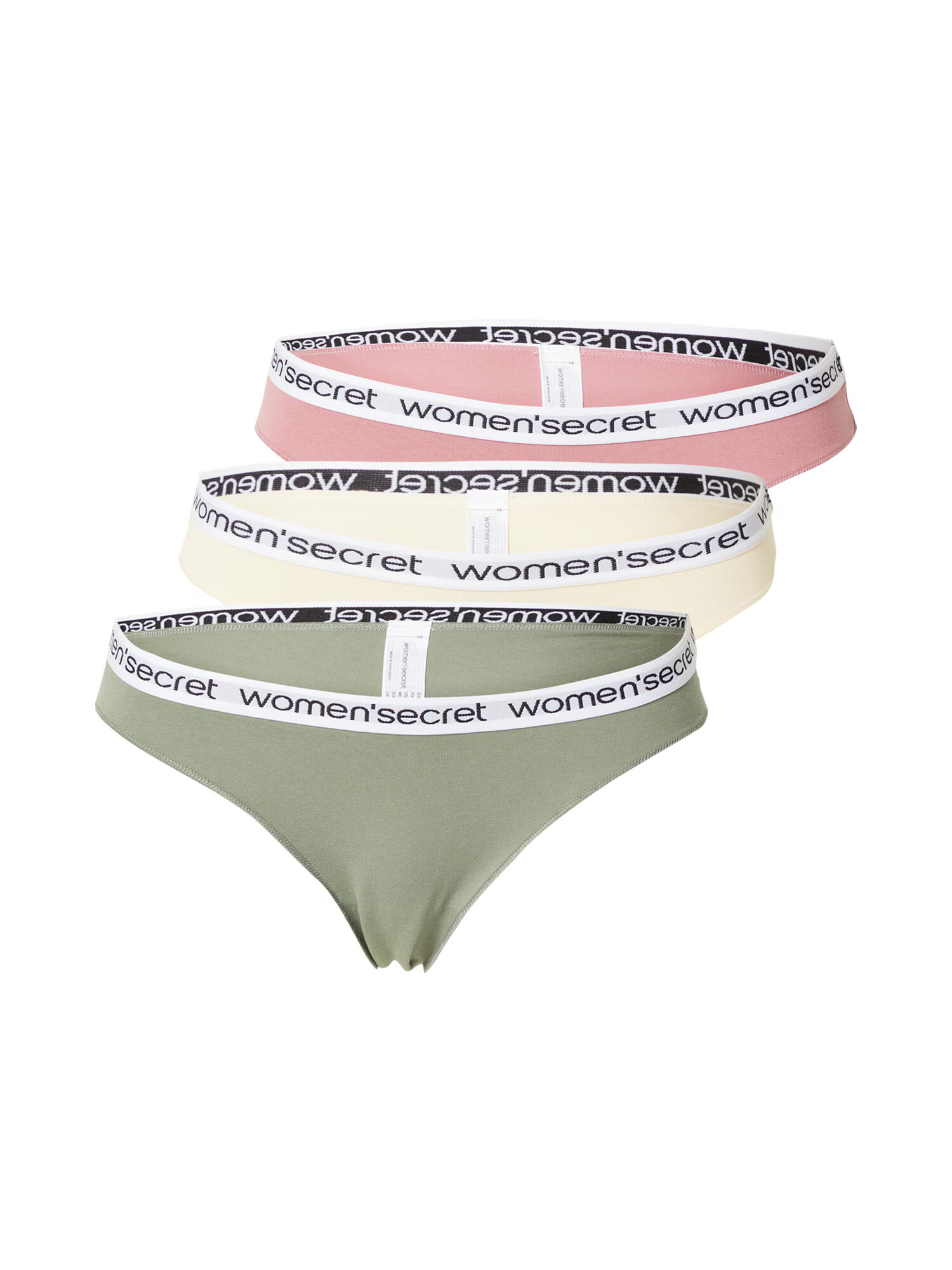 Women' Secret Slip bej / verde / roz - Pled.ro