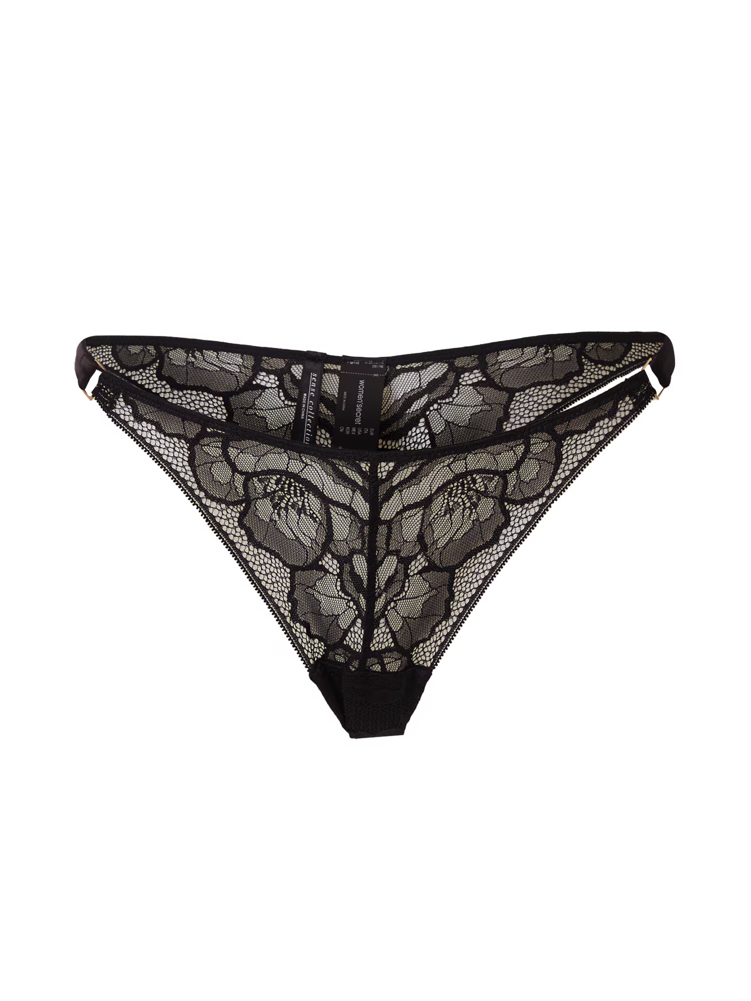 Women' Secret Tanga negru - Pled.ro