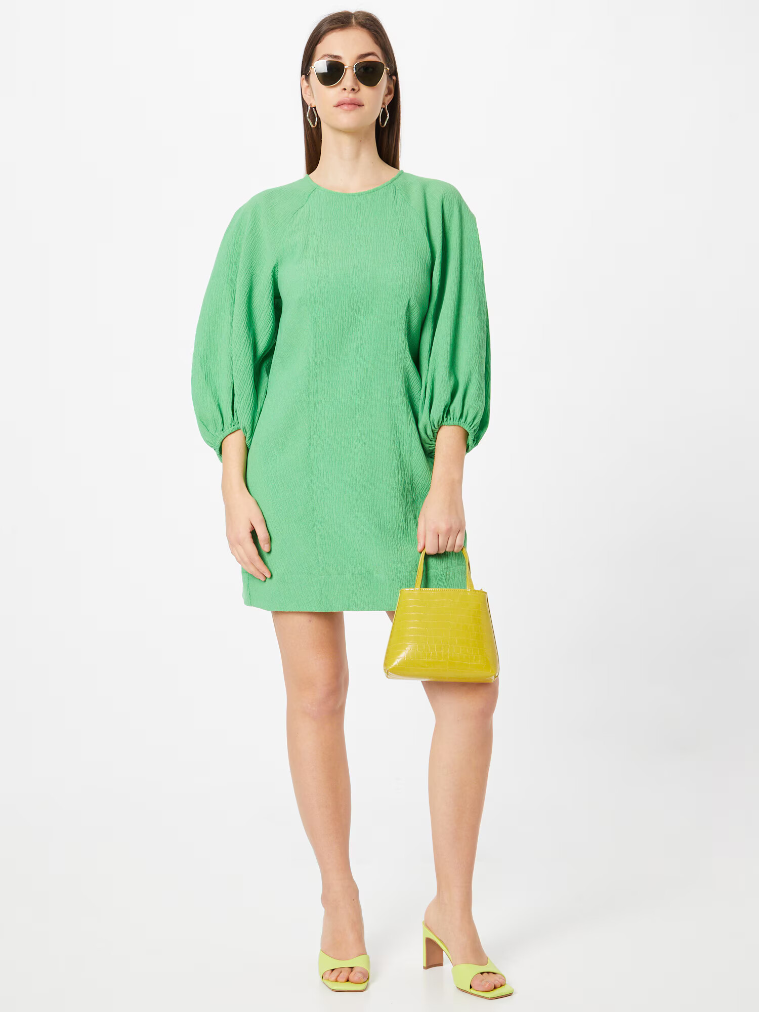 WOOD WOOD Rochie 'Zola' verde deschis - Pled.ro