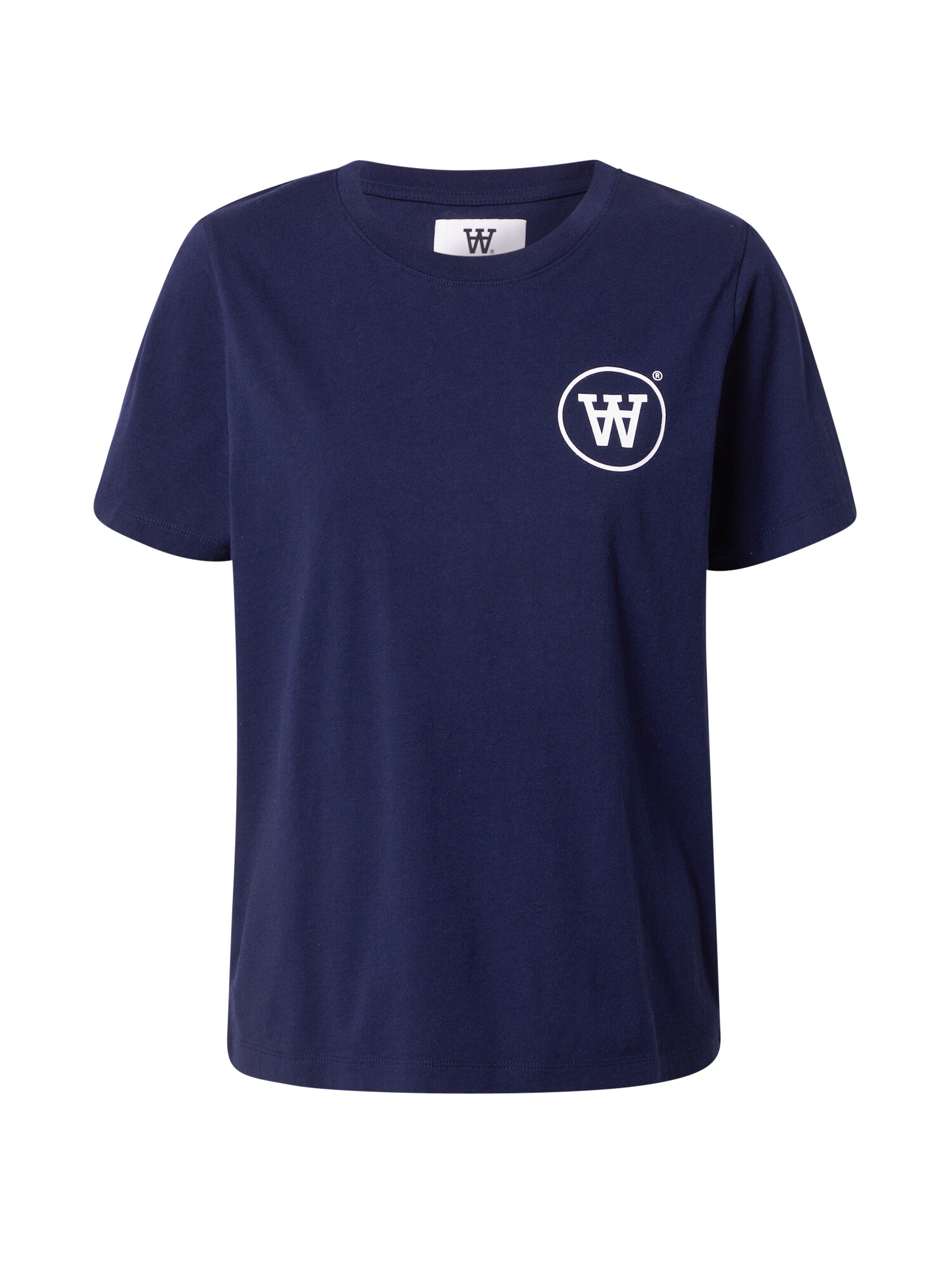 WOOD WOOD Tricou 'Mia' bleumarin / alb - Pled.ro