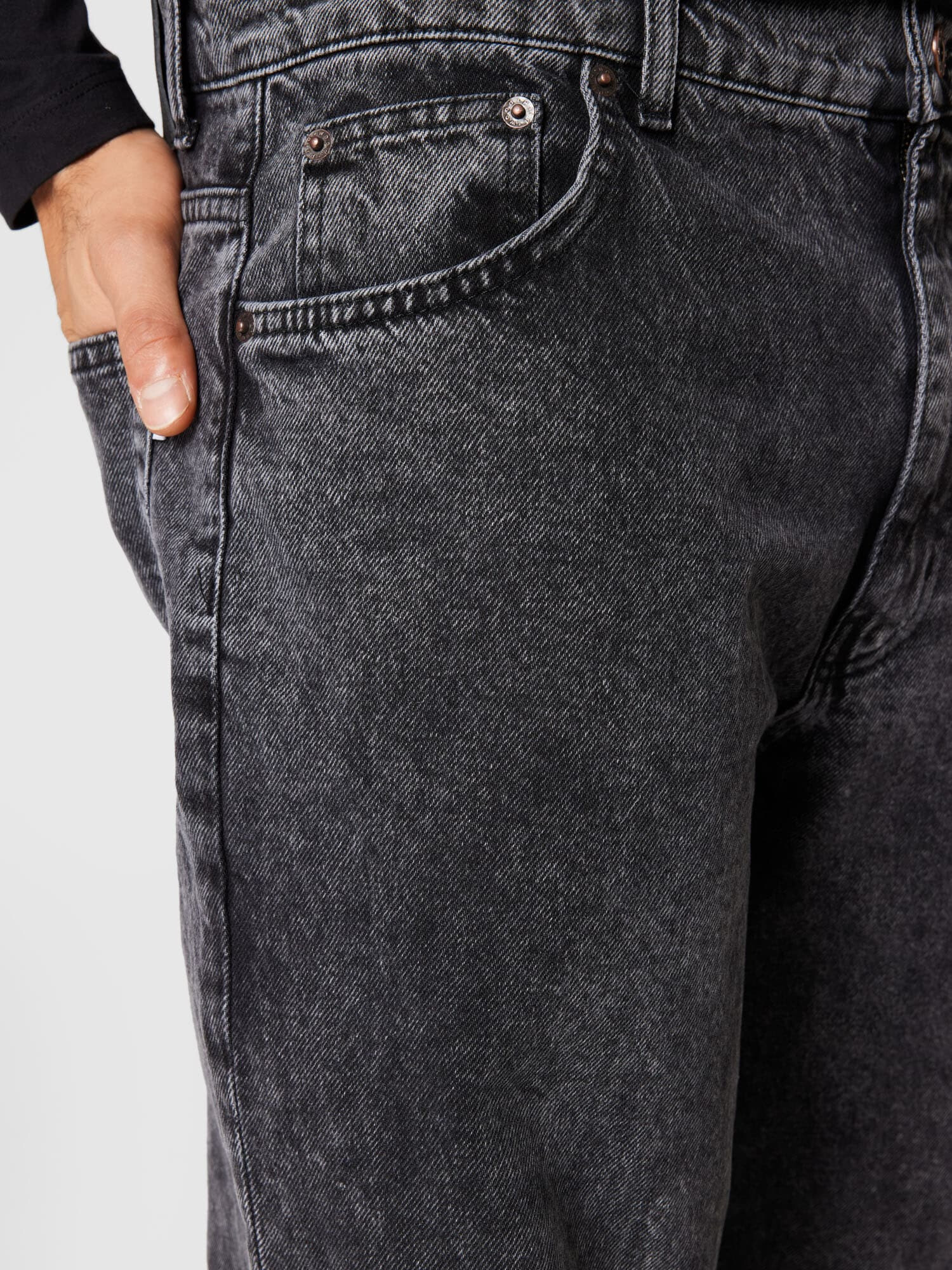 Woodbird Jeans 'Leroy' gri denim - Pled.ro