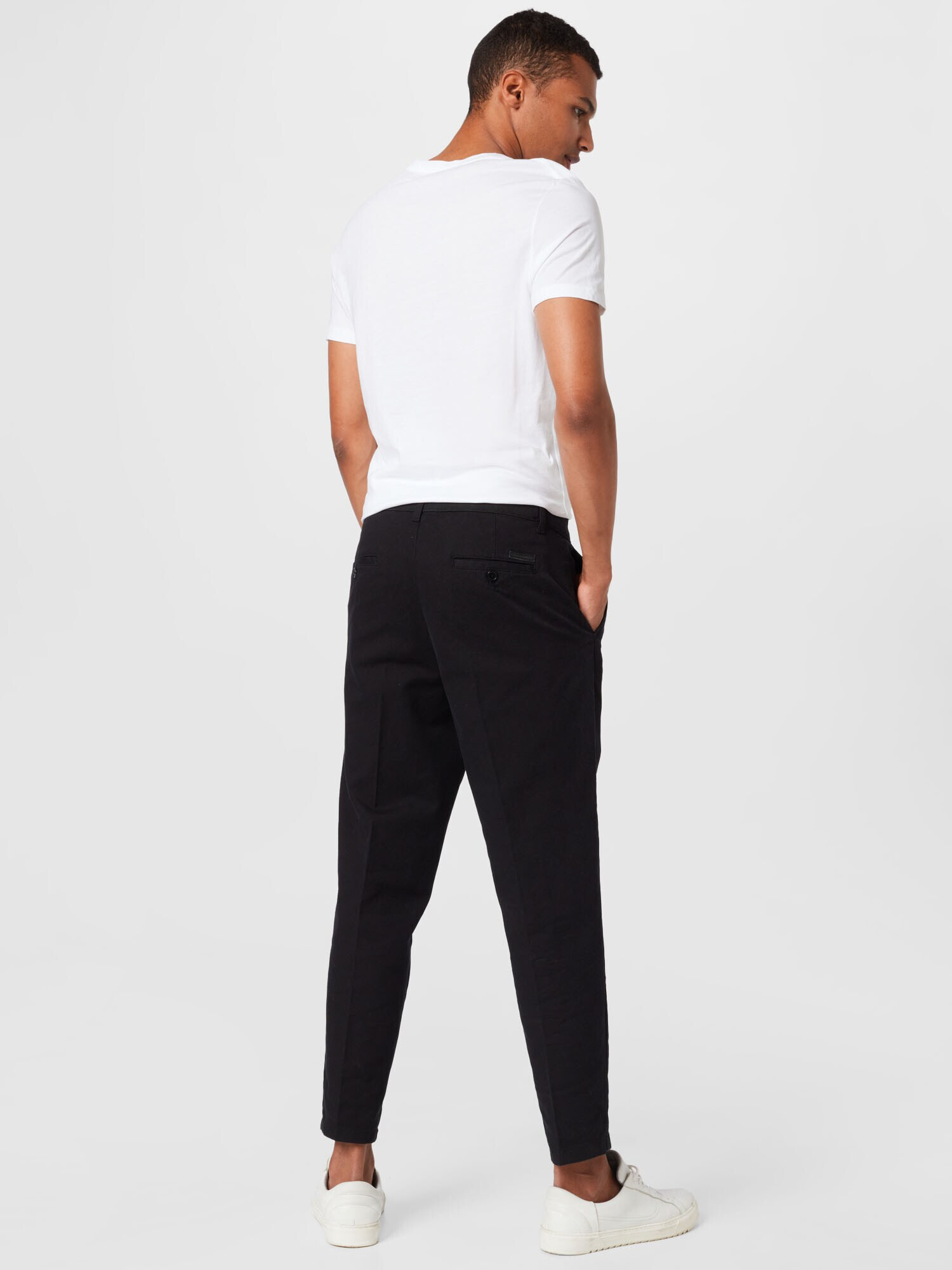 Woodbird Pantaloni eleganți 'Tien Buzz' negru - Pled.ro