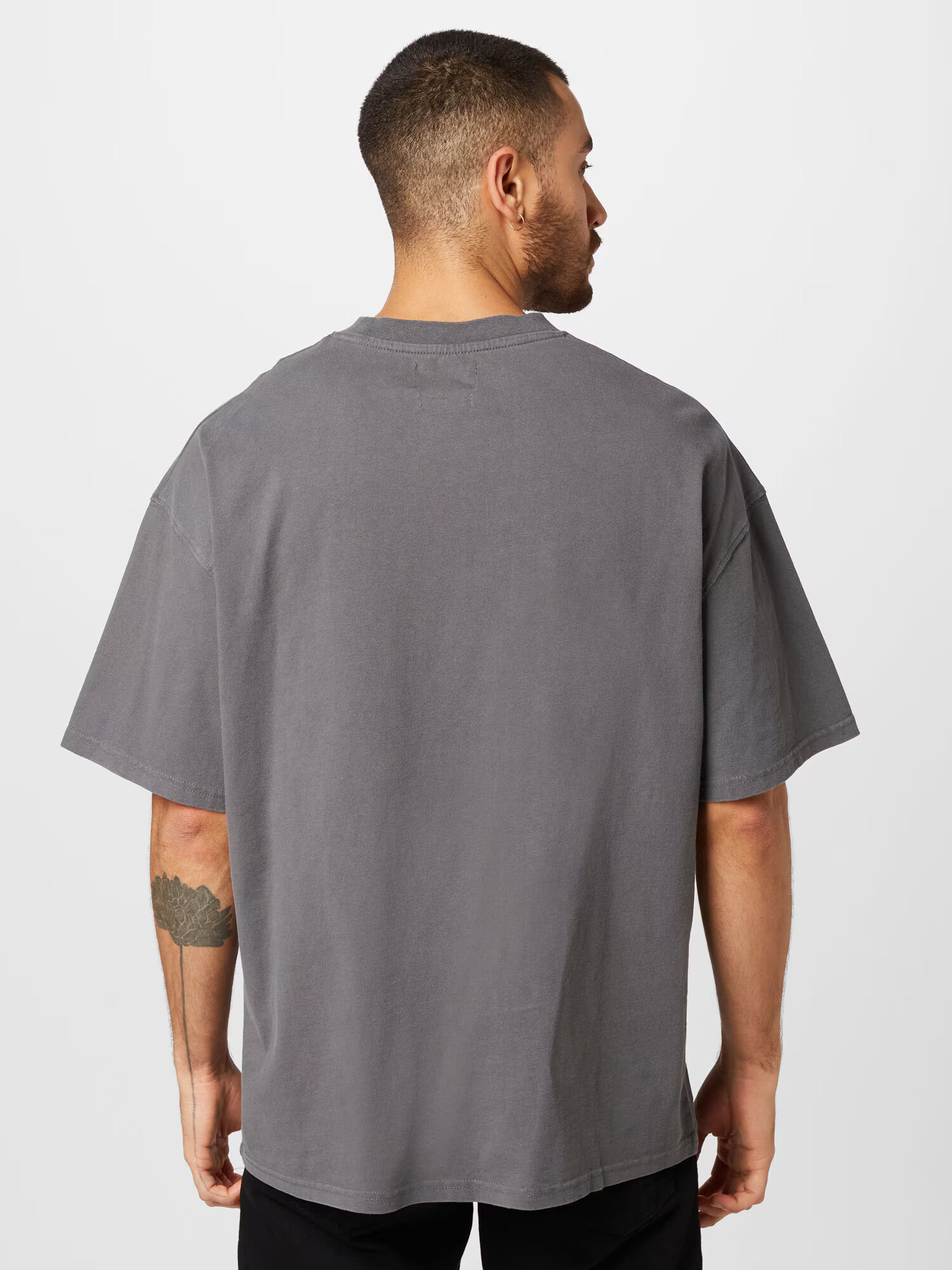 Woodbird Tricou 'Bose' gri / alb - Pled.ro