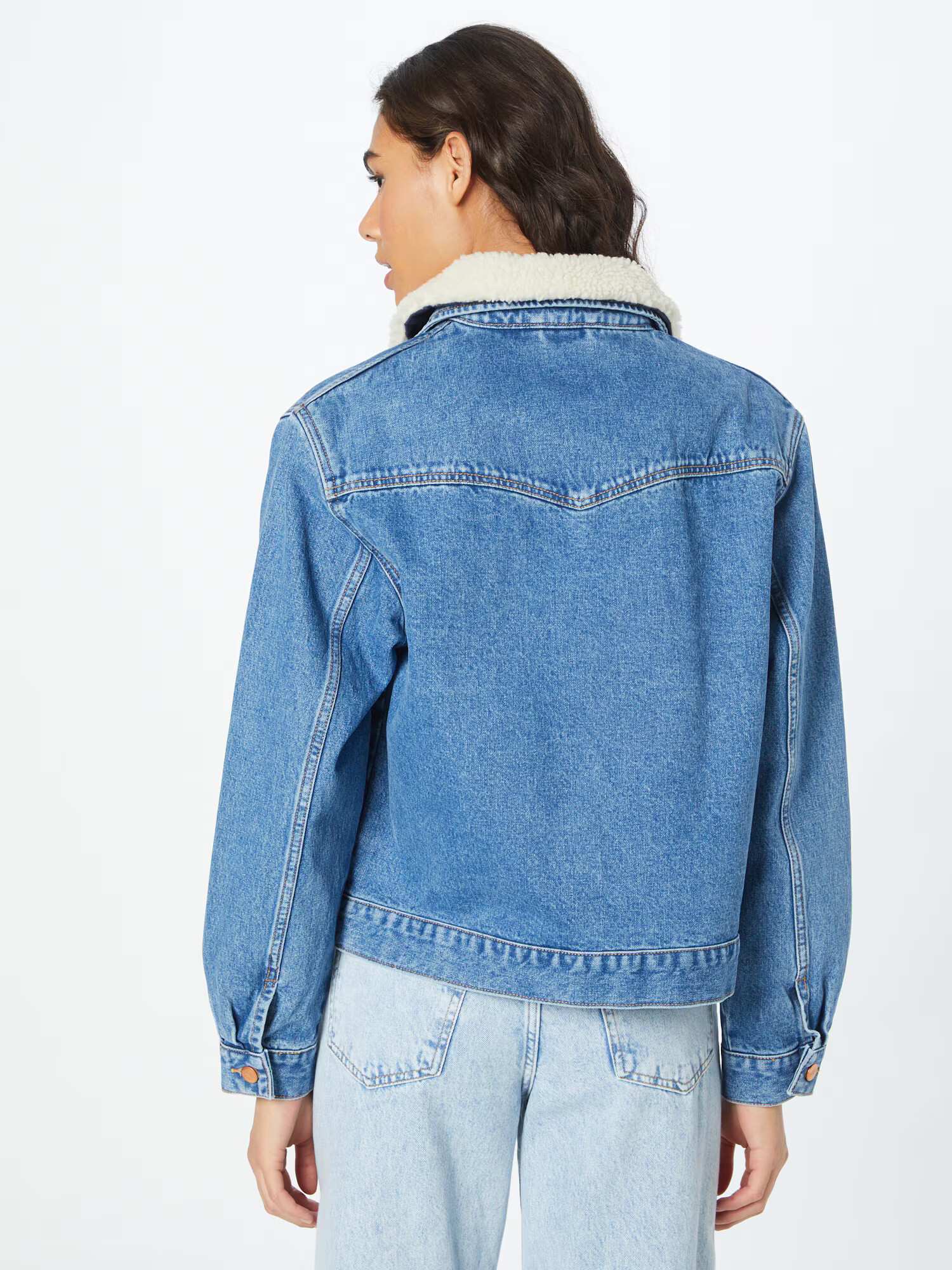 WRANGLER Geacă de primăvară-toamnă albastru denim / alb - Pled.ro