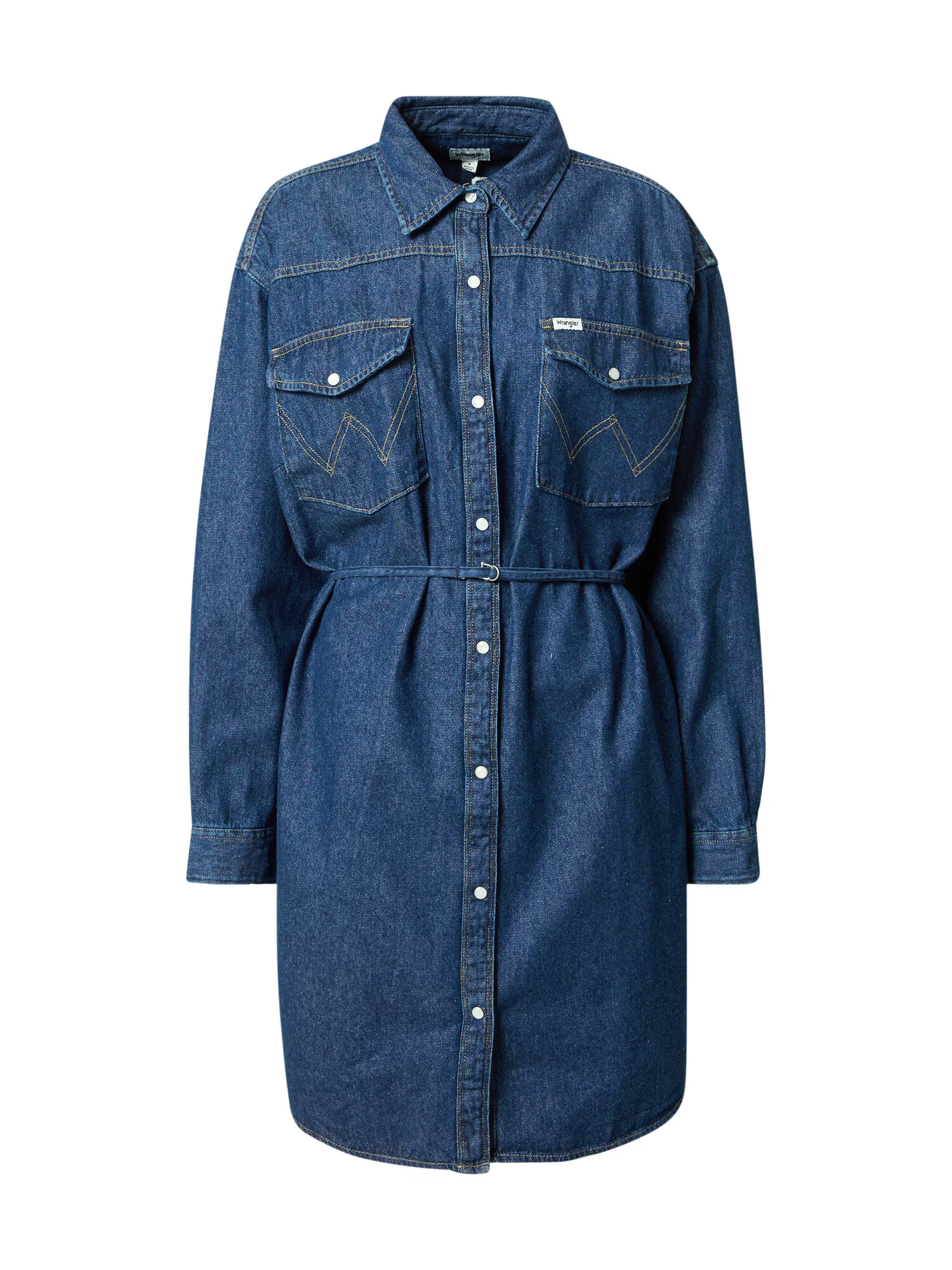 WRANGLER Rochie tip bluză 'Jumbo' albastru denim - Pled.ro