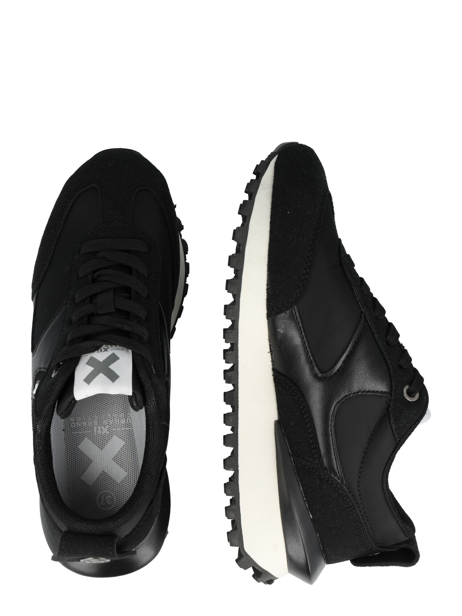 Xti Sneaker low gri / negru / alb - Pled.ro