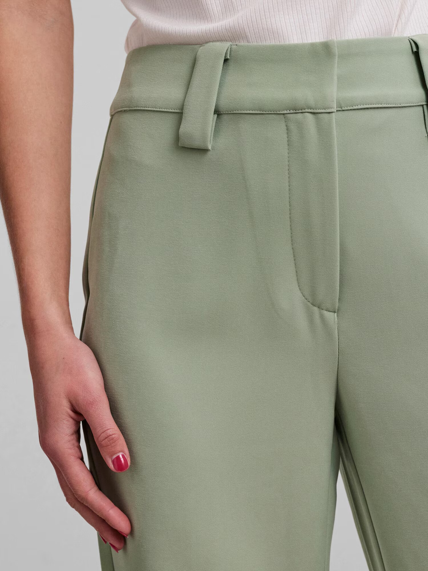 Y.A.S Pantaloni verde pastel - Pled.ro