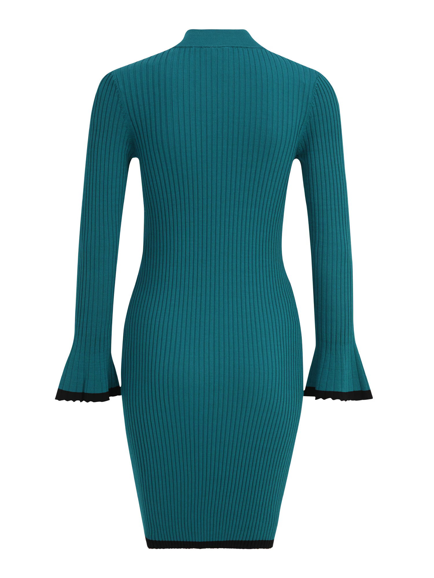 Y.A.S Petite Rochie tricotat 'TRISTA' verde smarald / negru - Pled.ro