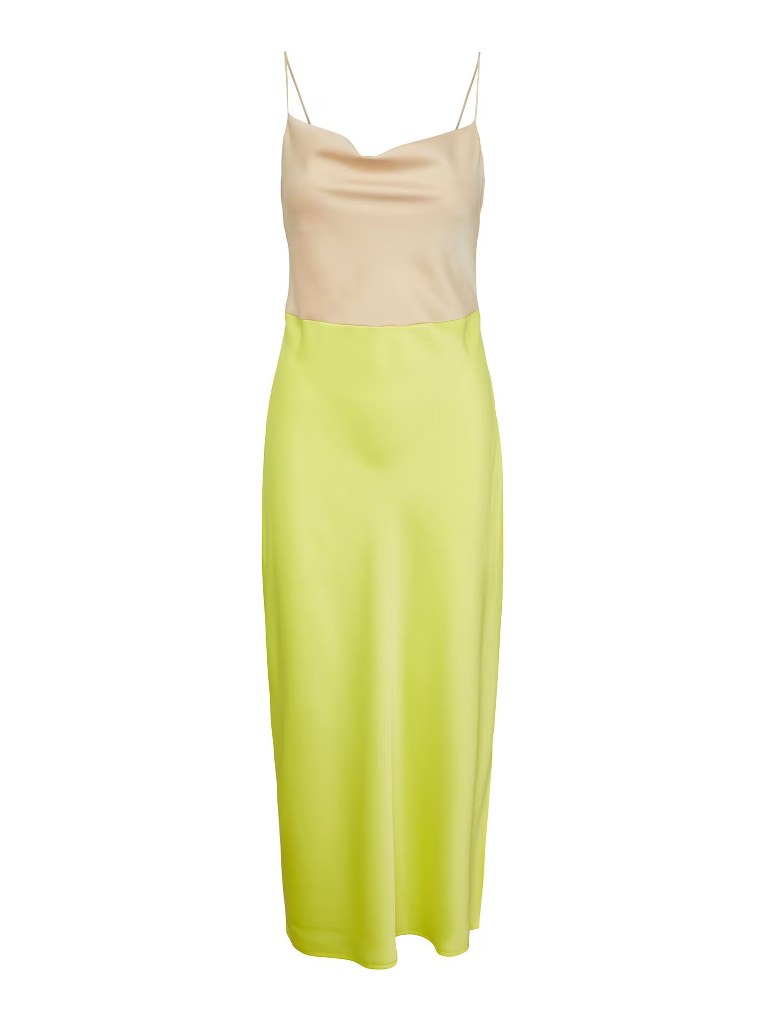 Y.A.S Rochie 'Kalina' bej / galben citron - Pled.ro