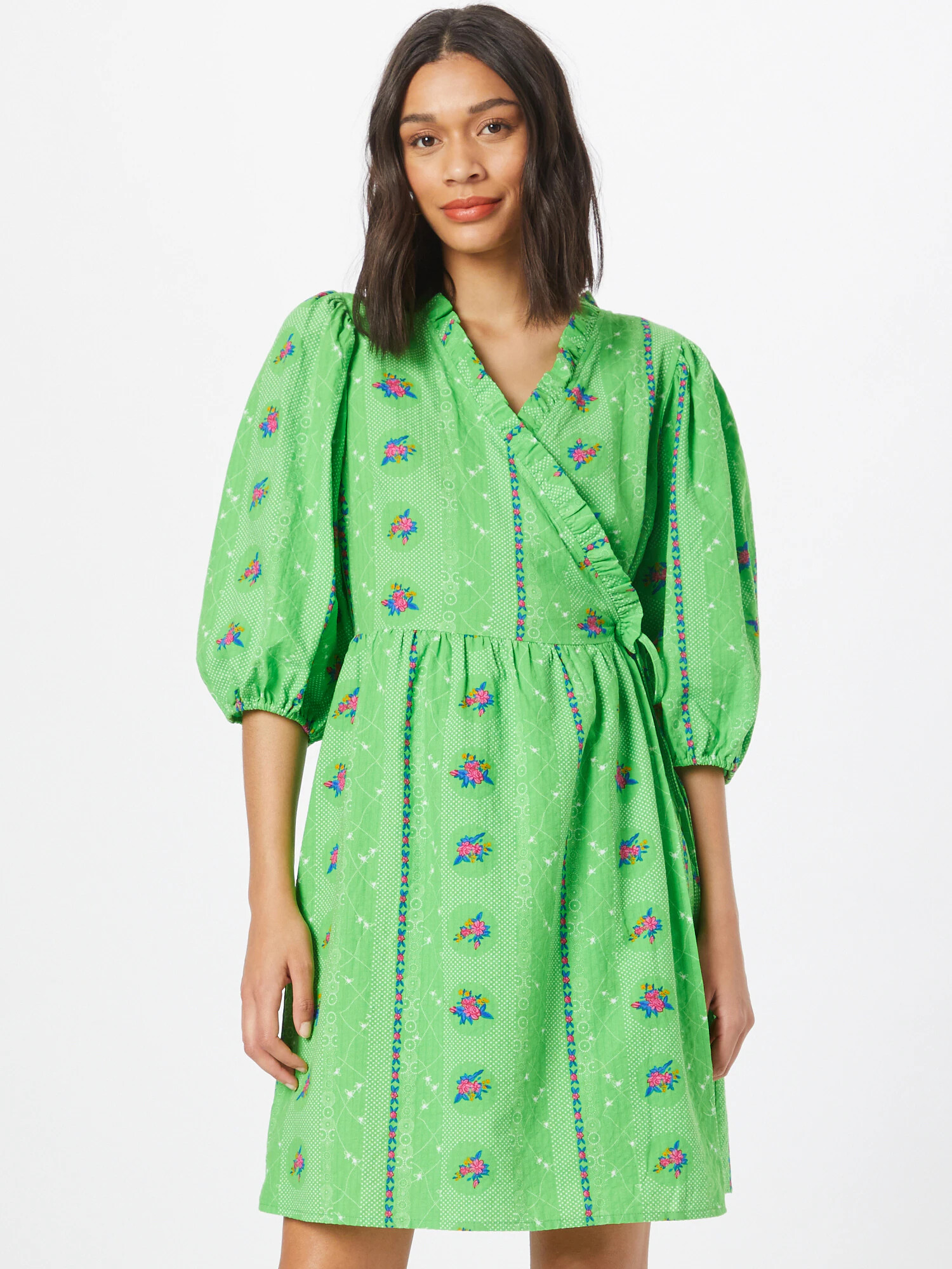 Y.A.S Rochie 'Picnic' albastru / galben / verde / roz / alb - Pled.ro