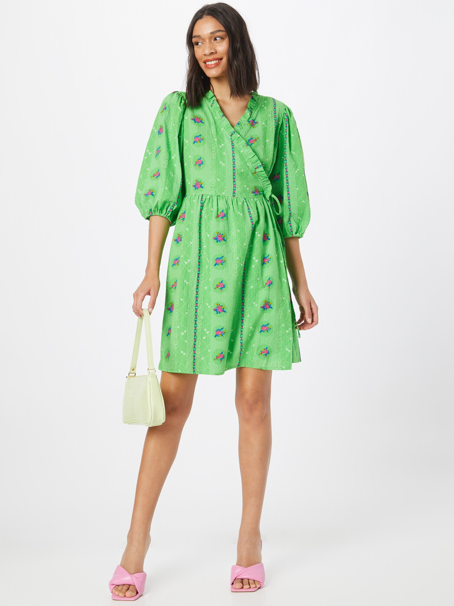 Y.A.S Rochie 'Picnic' albastru / galben / verde / roz / alb - Pled.ro