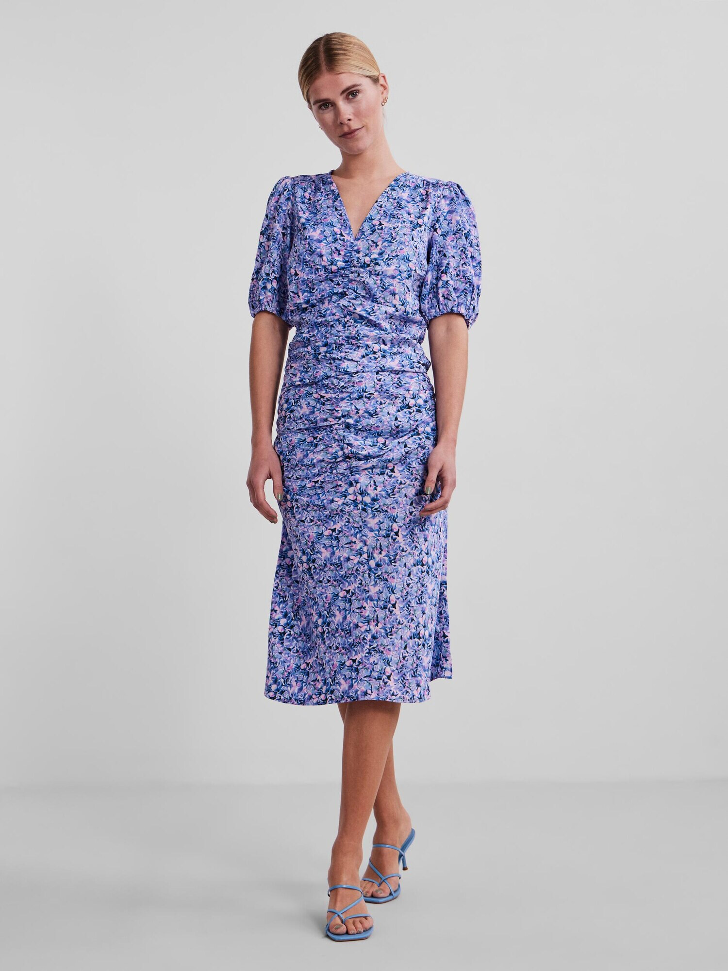 Y.A.S Rochie 'Pulana' albastru / bleumarin / lila / mov orhidee / alb - Pled.ro