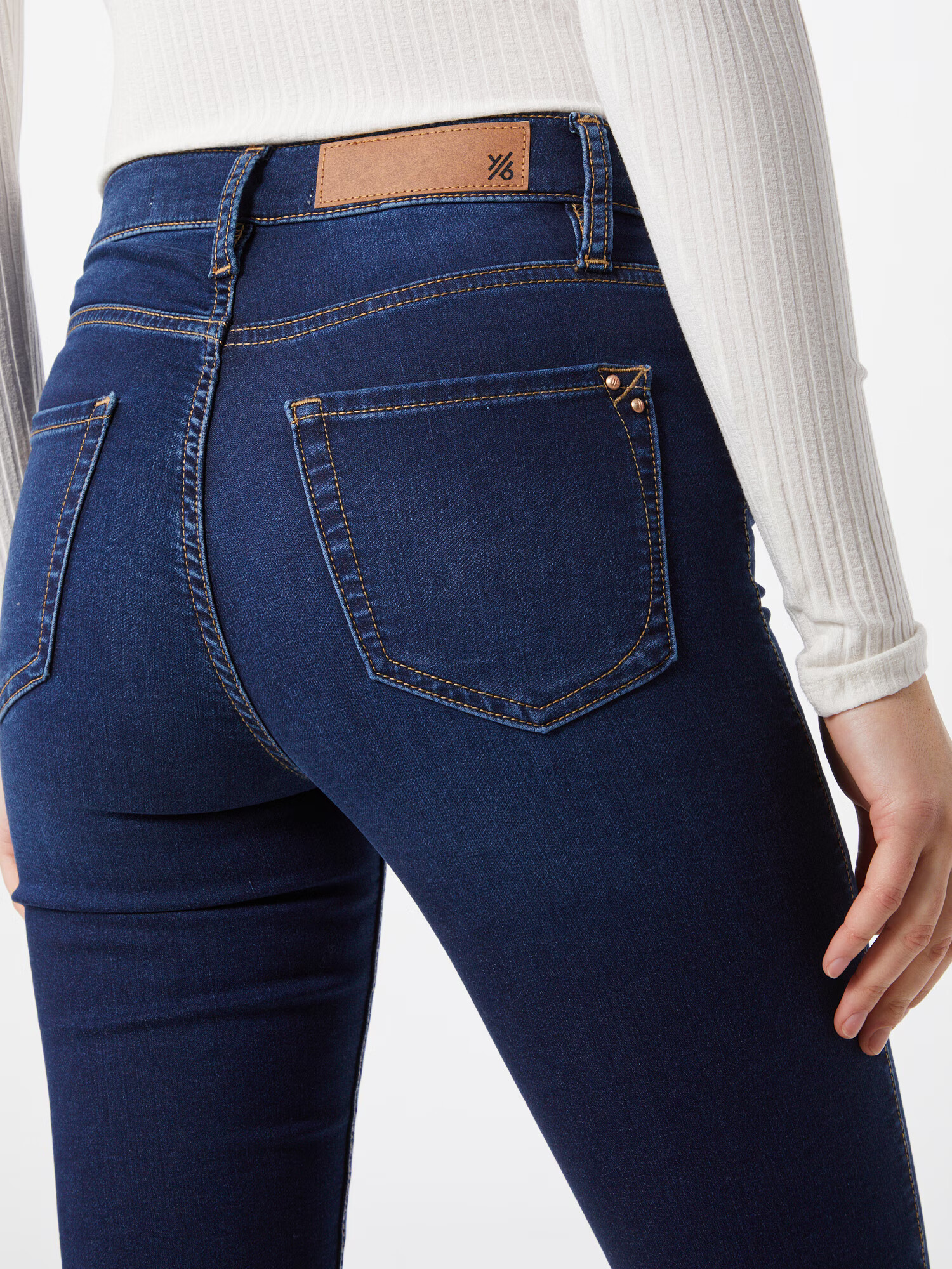 Yellow Blue Denim Jeans 'New Soph' albastru - Pled.ro