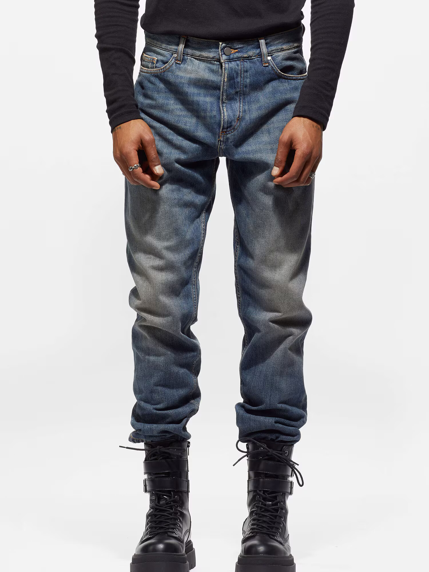 Young Poets Jeans 'Cole' albastru denim - Pled.ro