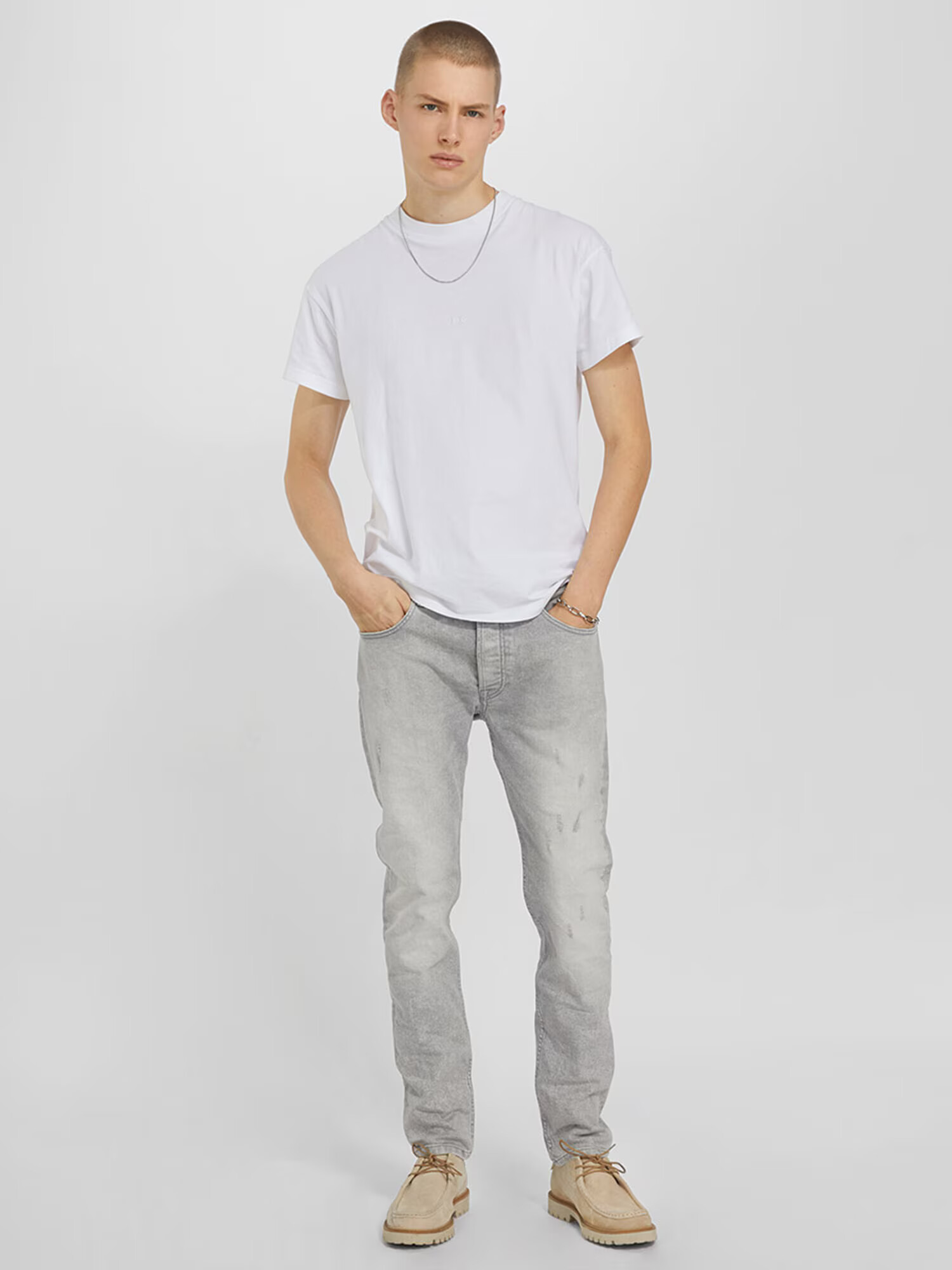 Young Poets Jeans 'Morten' gri deschis - Pled.ro