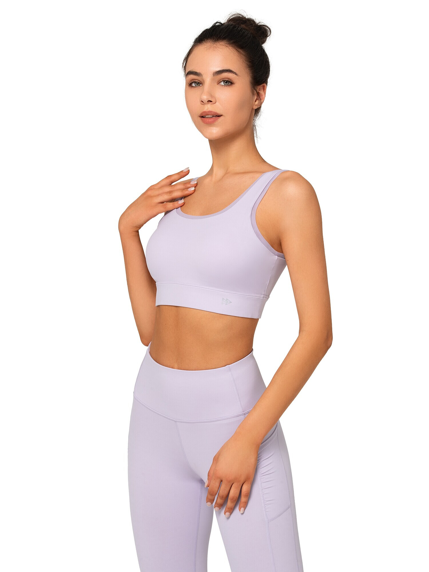 Yvette Sports Sutien sport 'Geli' mov deschis - Pled.ro