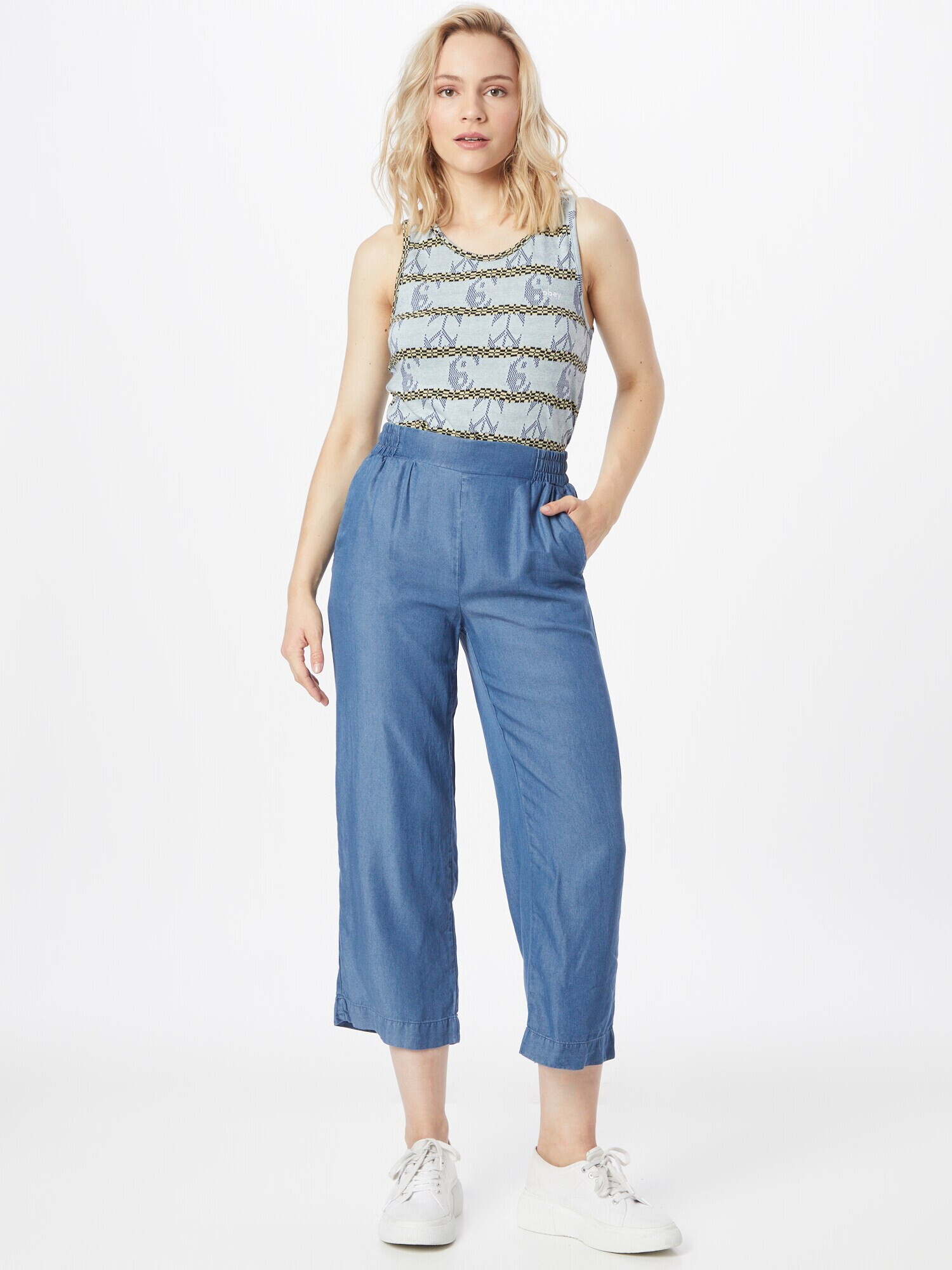 ZABAIONE Pantaloni 'Deliah' albastru denim - Pled.ro