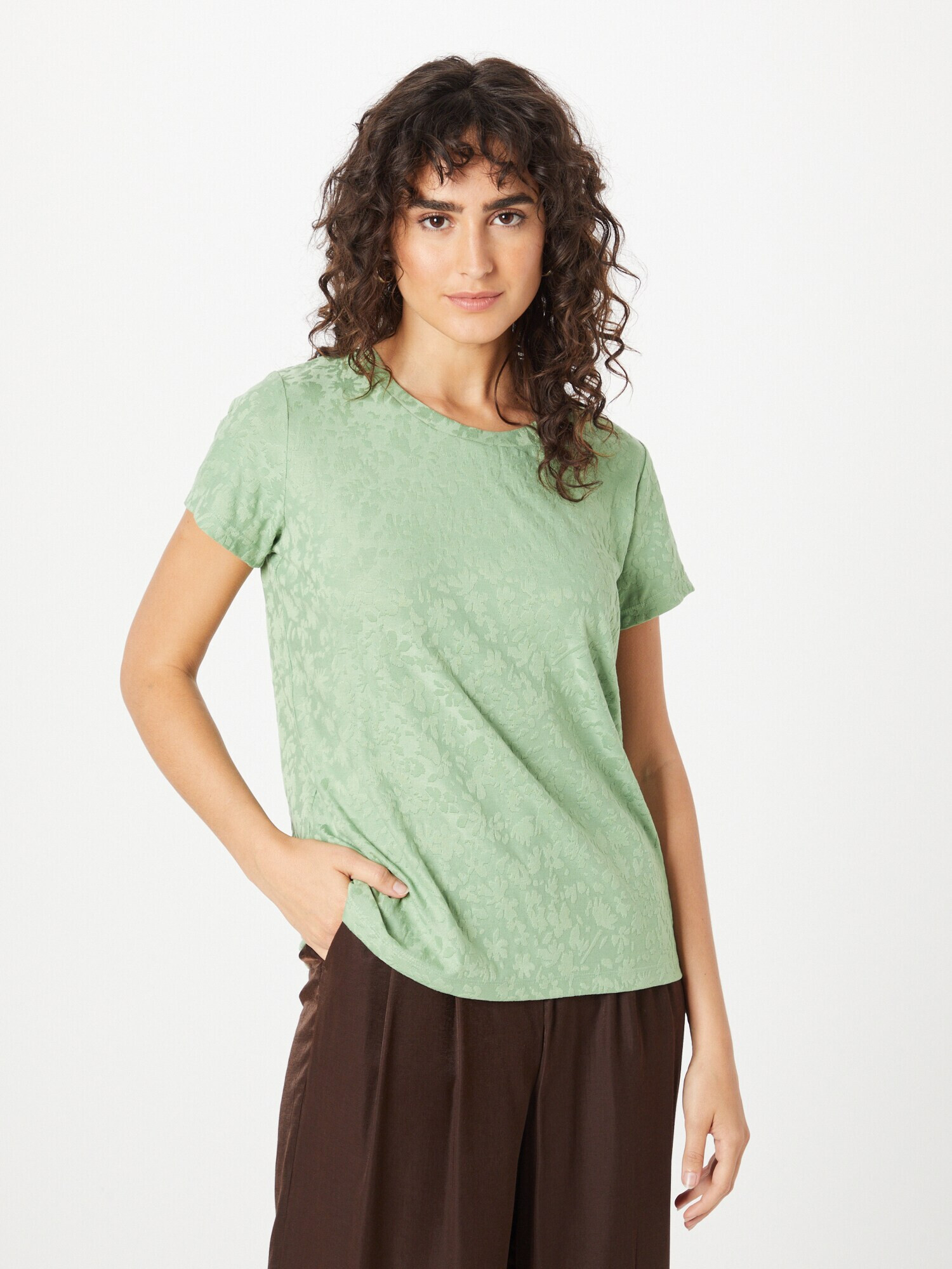 ZABAIONE Tricou 'Gratia' verde pastel - Pled.ro