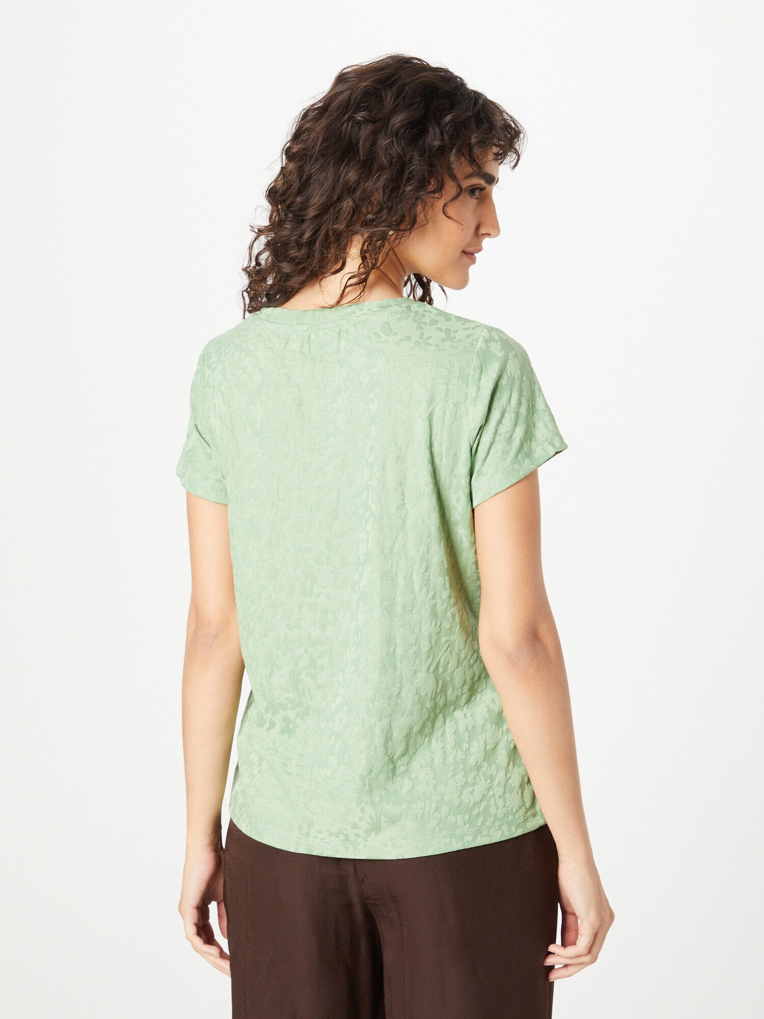 ZABAIONE Tricou 'Gratia' verde pastel - Pled.ro