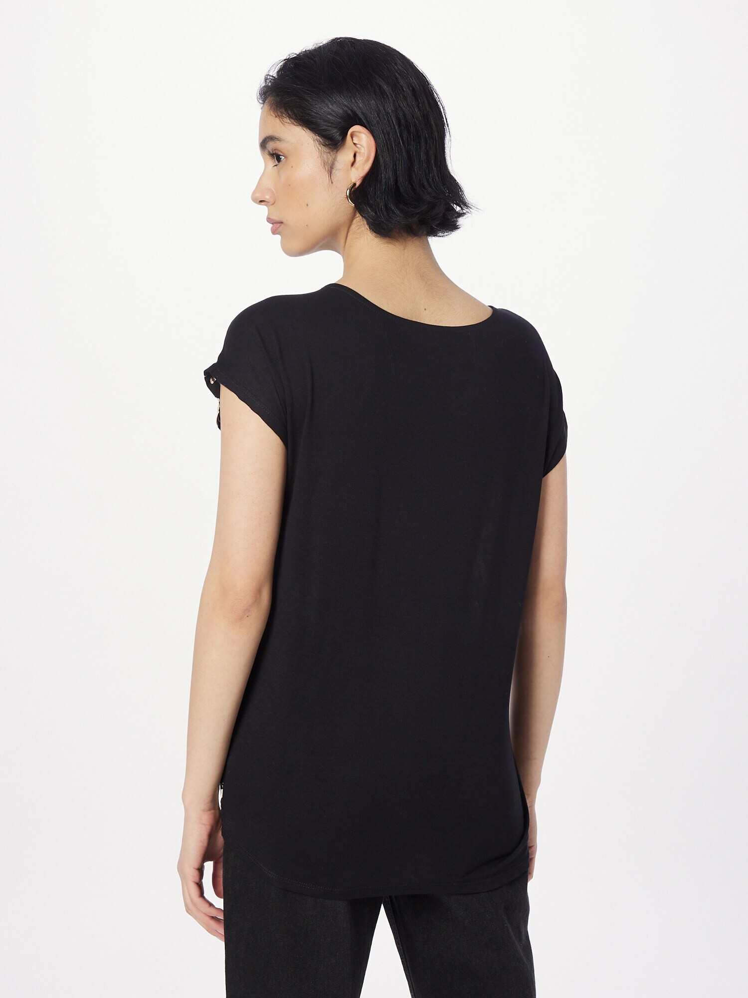 ZABAIONE Tricou 'Ria' crem / negru - Pled.ro