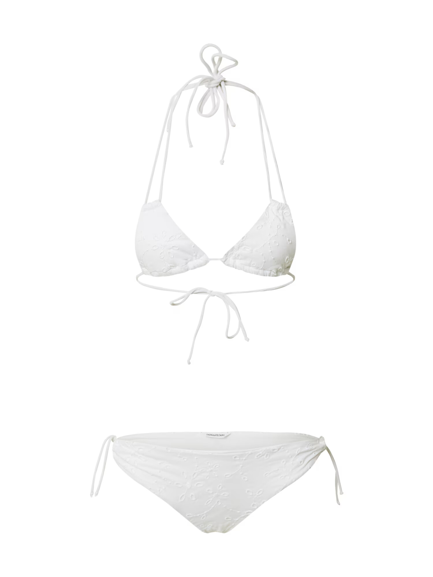 Zadig & Voltaire Costum de baie două piese alb murdar - Pled.ro