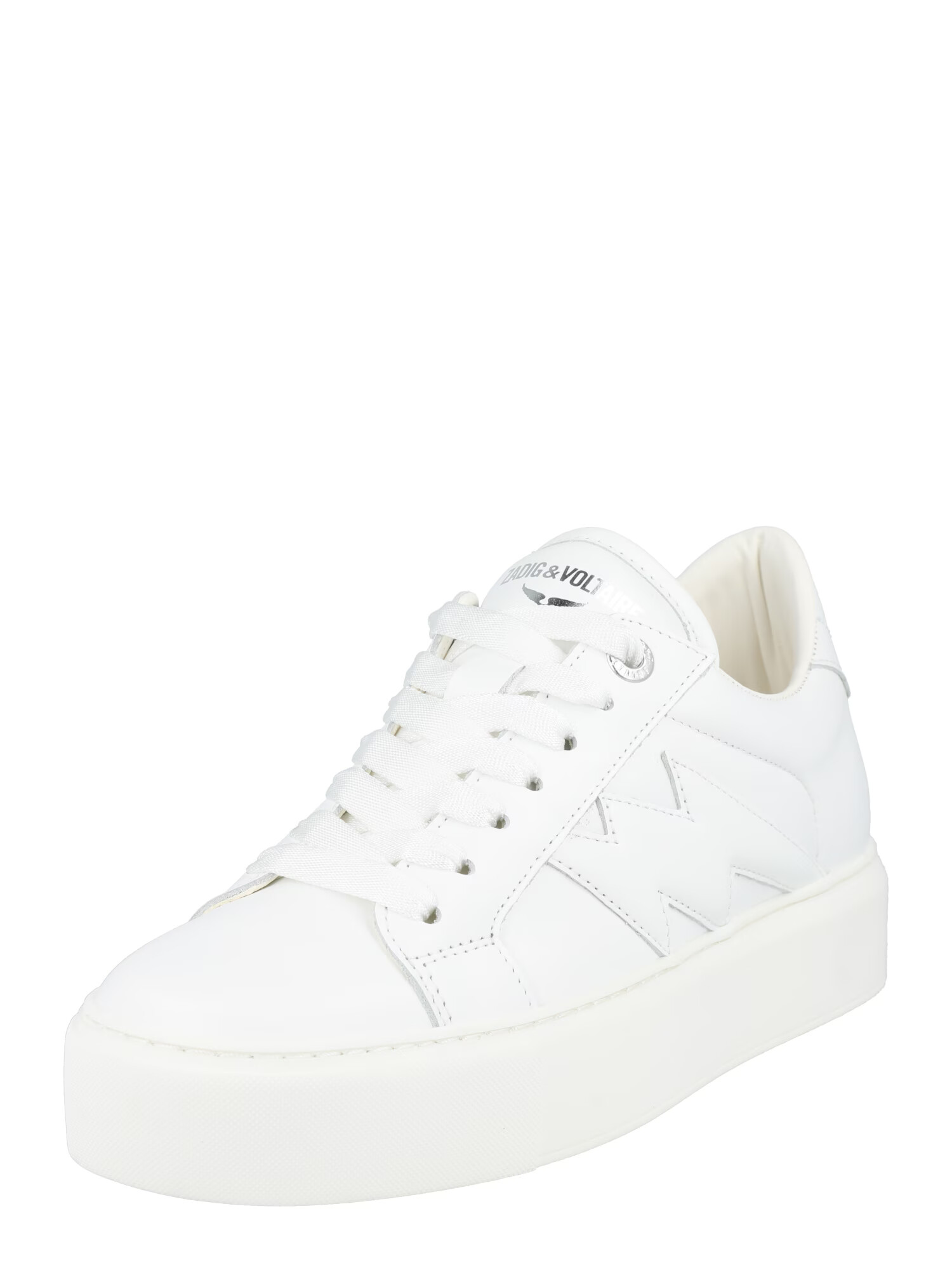 Zadig & Voltaire Sneaker low argintiu / alb - Pled.ro