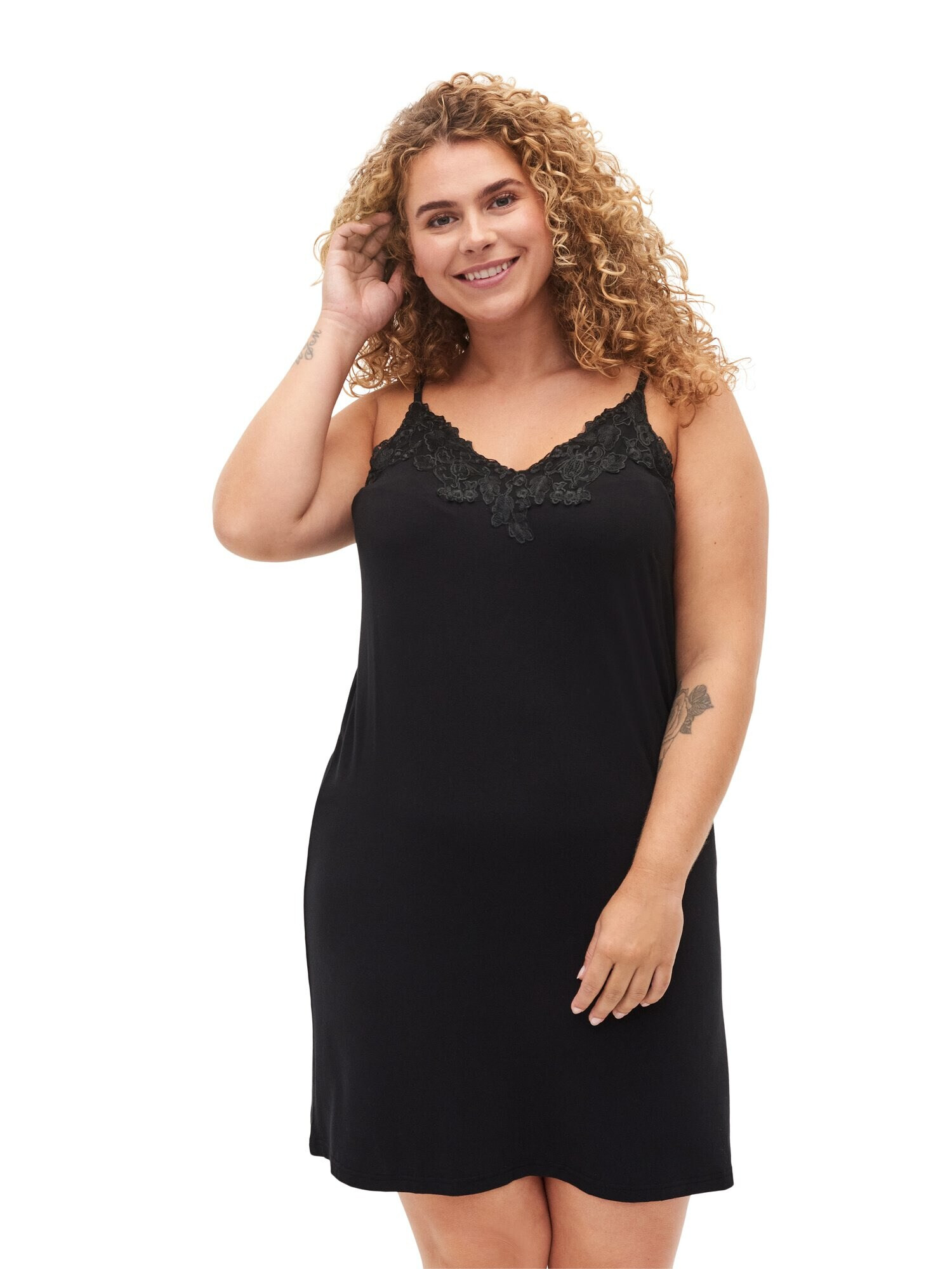 Zizzi Lenjerie sexy 'MDELICATE' negru - Pled.ro