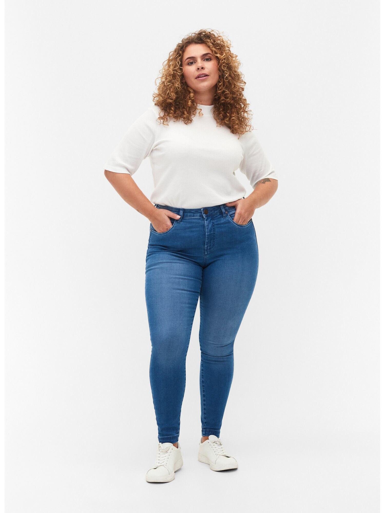 Zizzi Jeans 'Amy' albastru deschis - Pled.ro