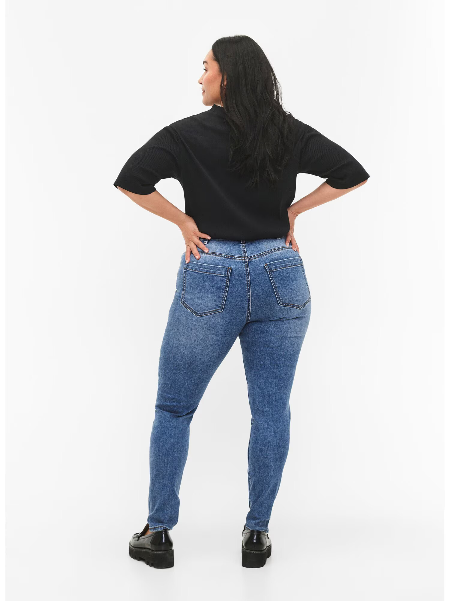 Zizzi Jeans 'Amy' albastru denim - Pled.ro