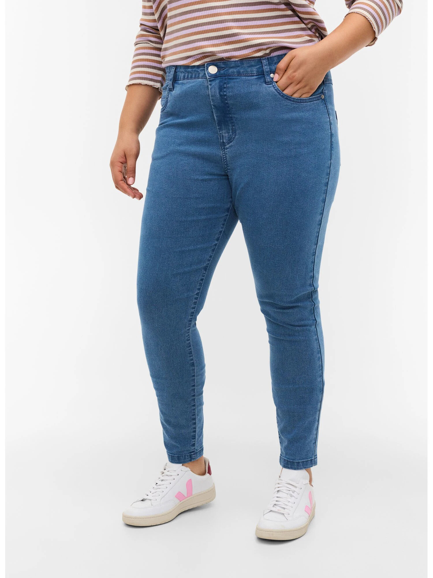 Zizzi Jeans 'AMY' albastru denim - Pled.ro