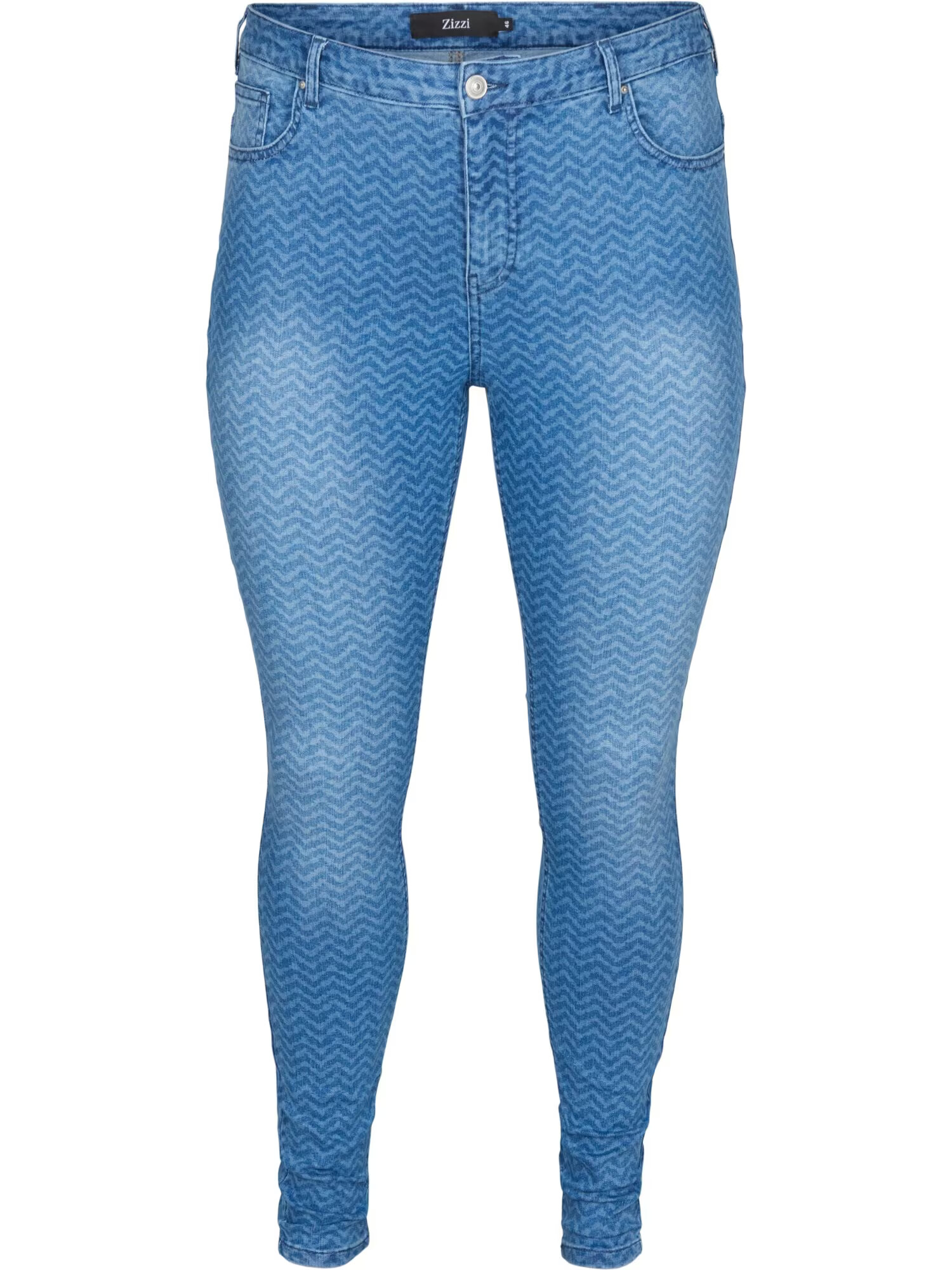 Zizzi Jeans 'Amy' albastru denim / albastru deschis - Pled.ro