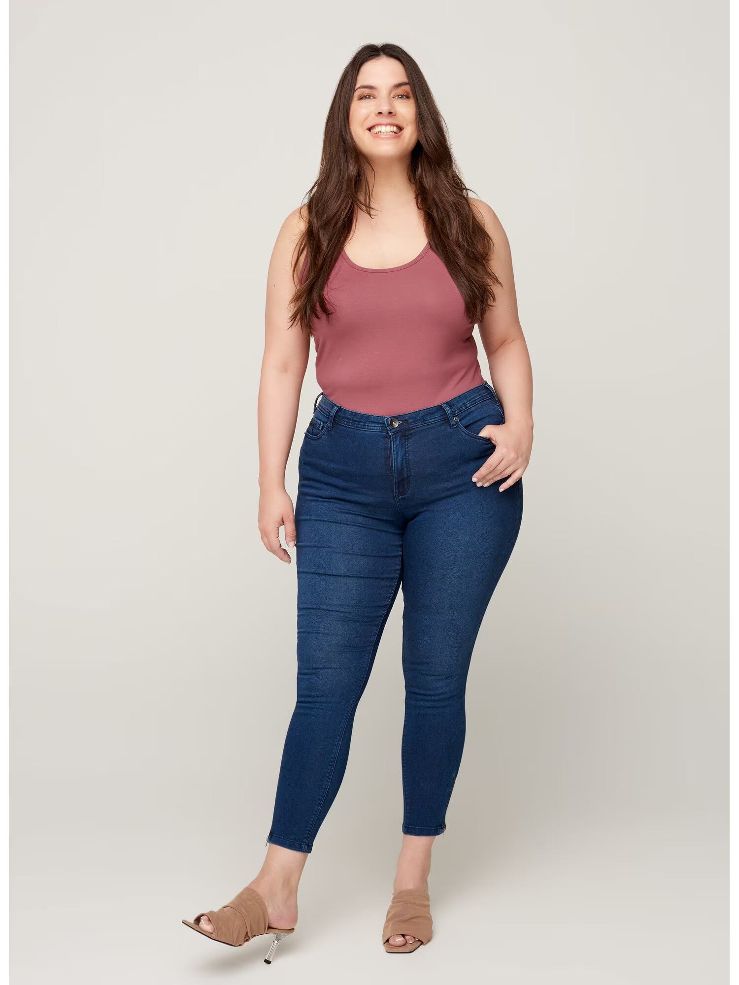 Zizzi Jeans 'Amy' albastru închis - Pled.ro