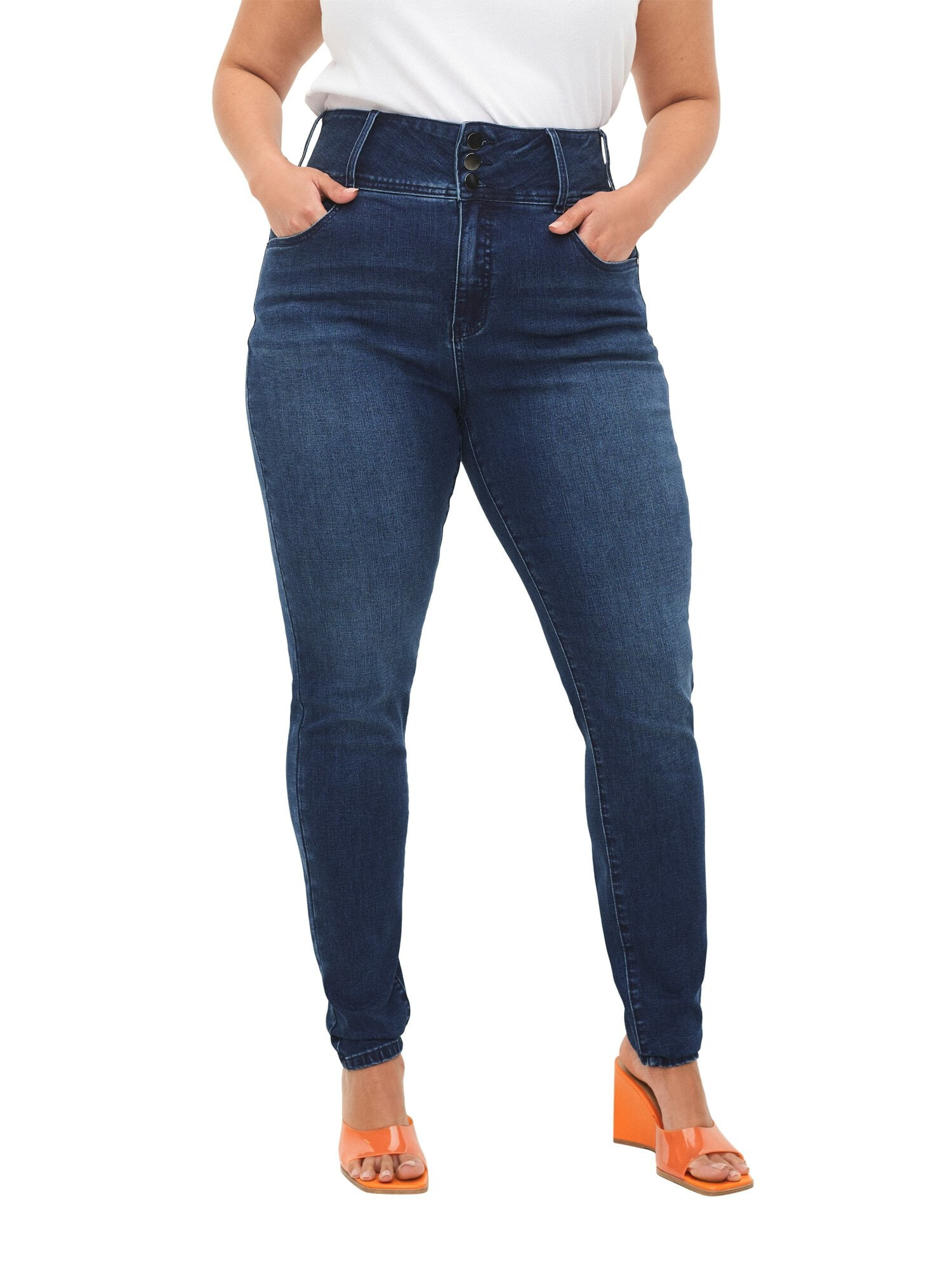 Zizzi Jeans 'BEA' albastru denim - Pled.ro