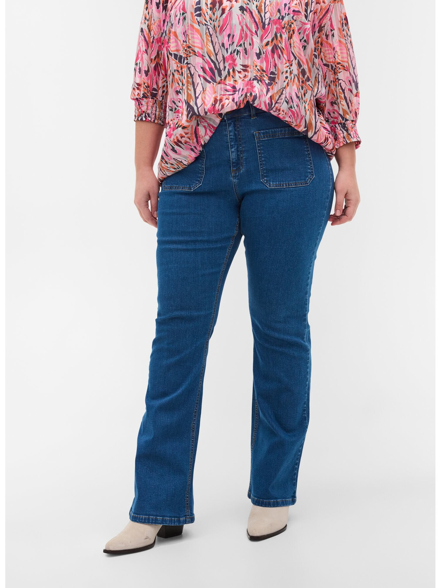 Zizzi Jeans 'ELLEN' albastru denim - Pled.ro