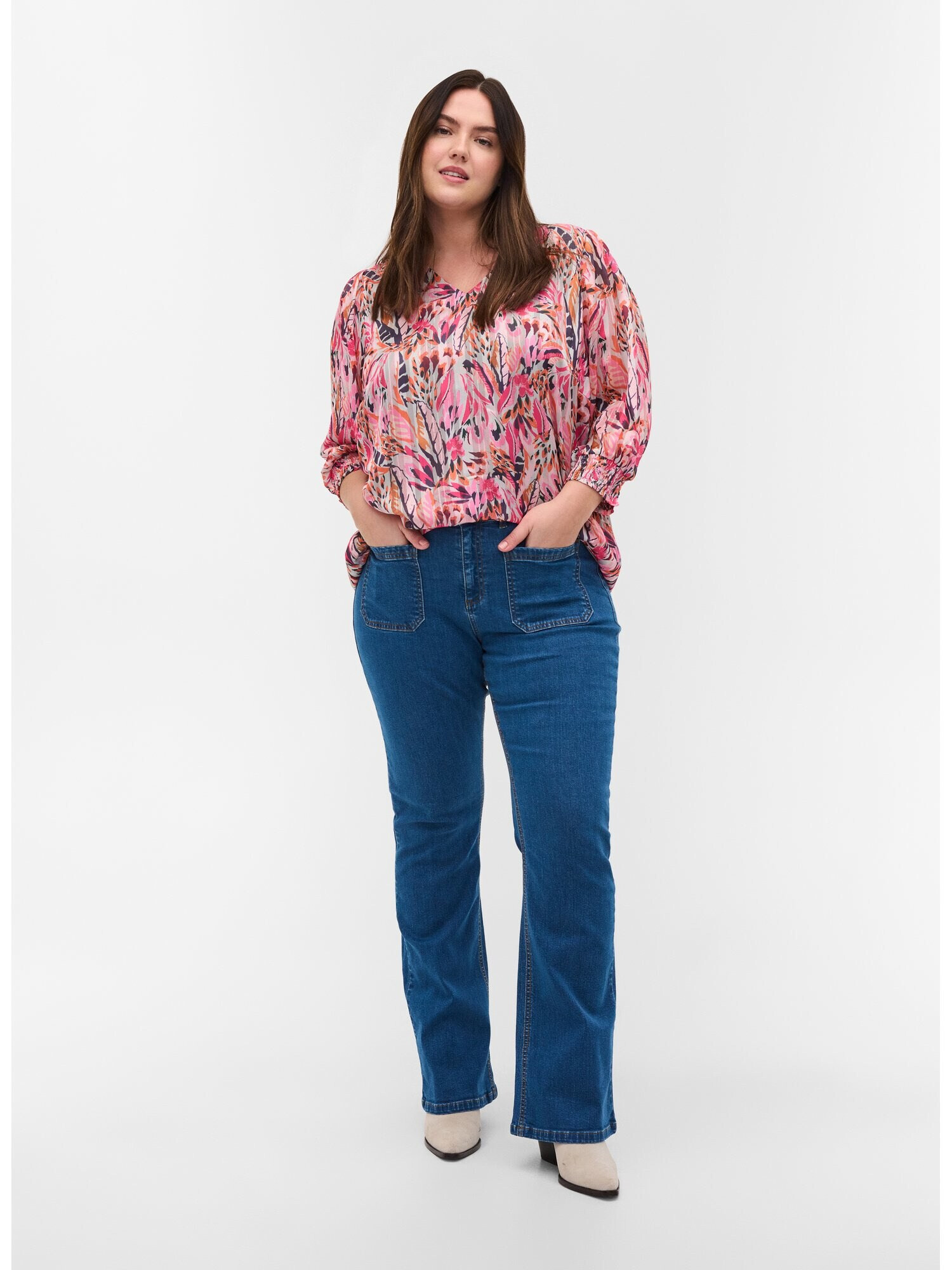 Zizzi Jeans 'ELLEN' albastru denim - Pled.ro