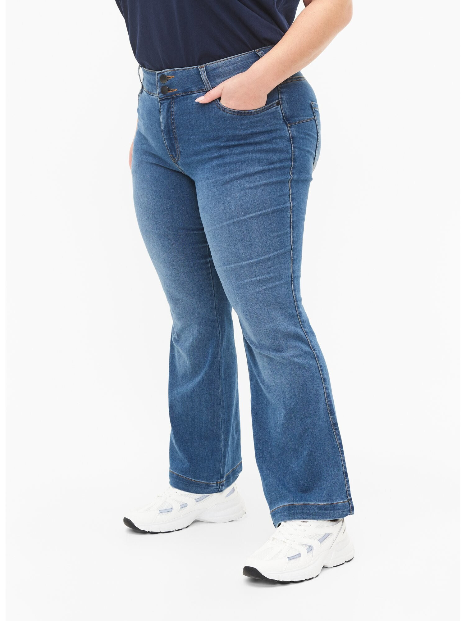 Zizzi Jeans 'ELLEN' albastru denim - Pled.ro