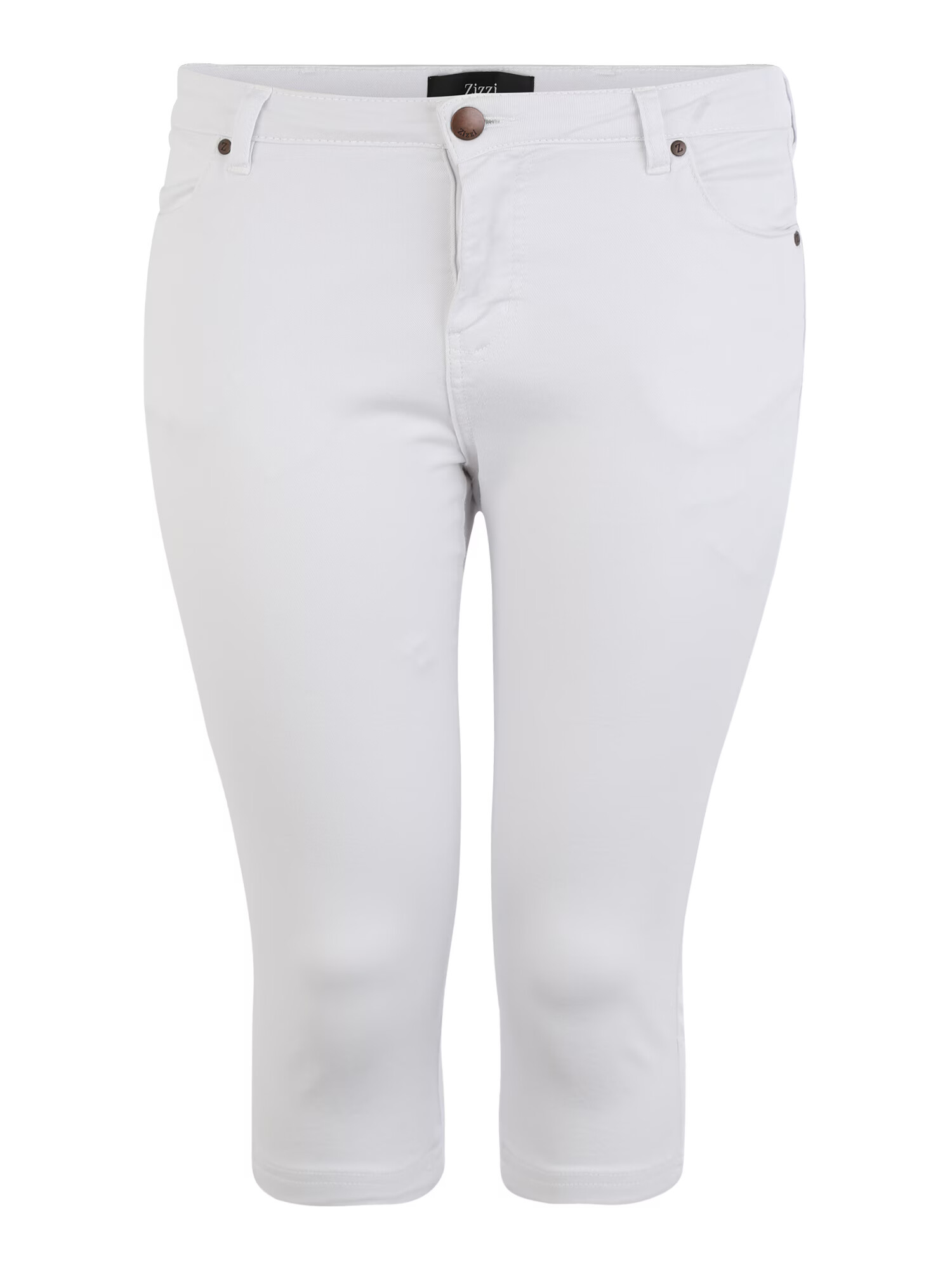 Zizzi Jeans 'Emily' alb denim - Pled.ro