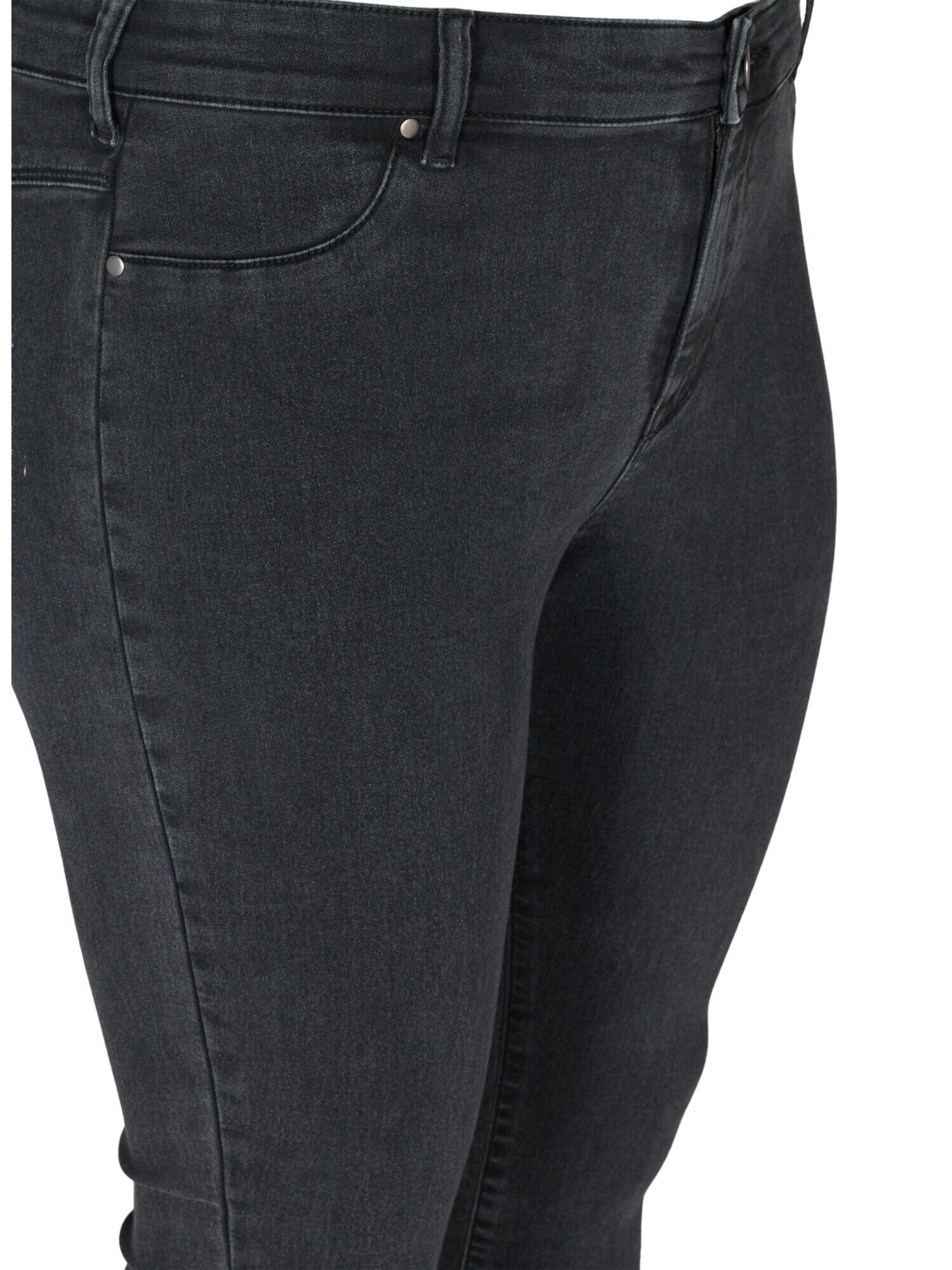 Zizzi Jeans 'Janna' gri închis / negru - Pled.ro