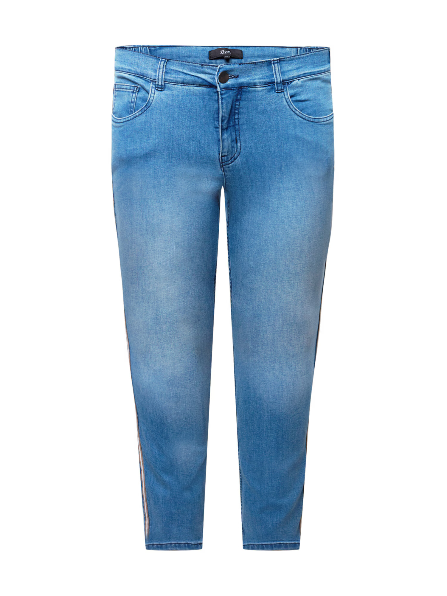 Zizzi Jeans 'LADAN' culoarea pielii / albastru denim / alb - Pled.ro