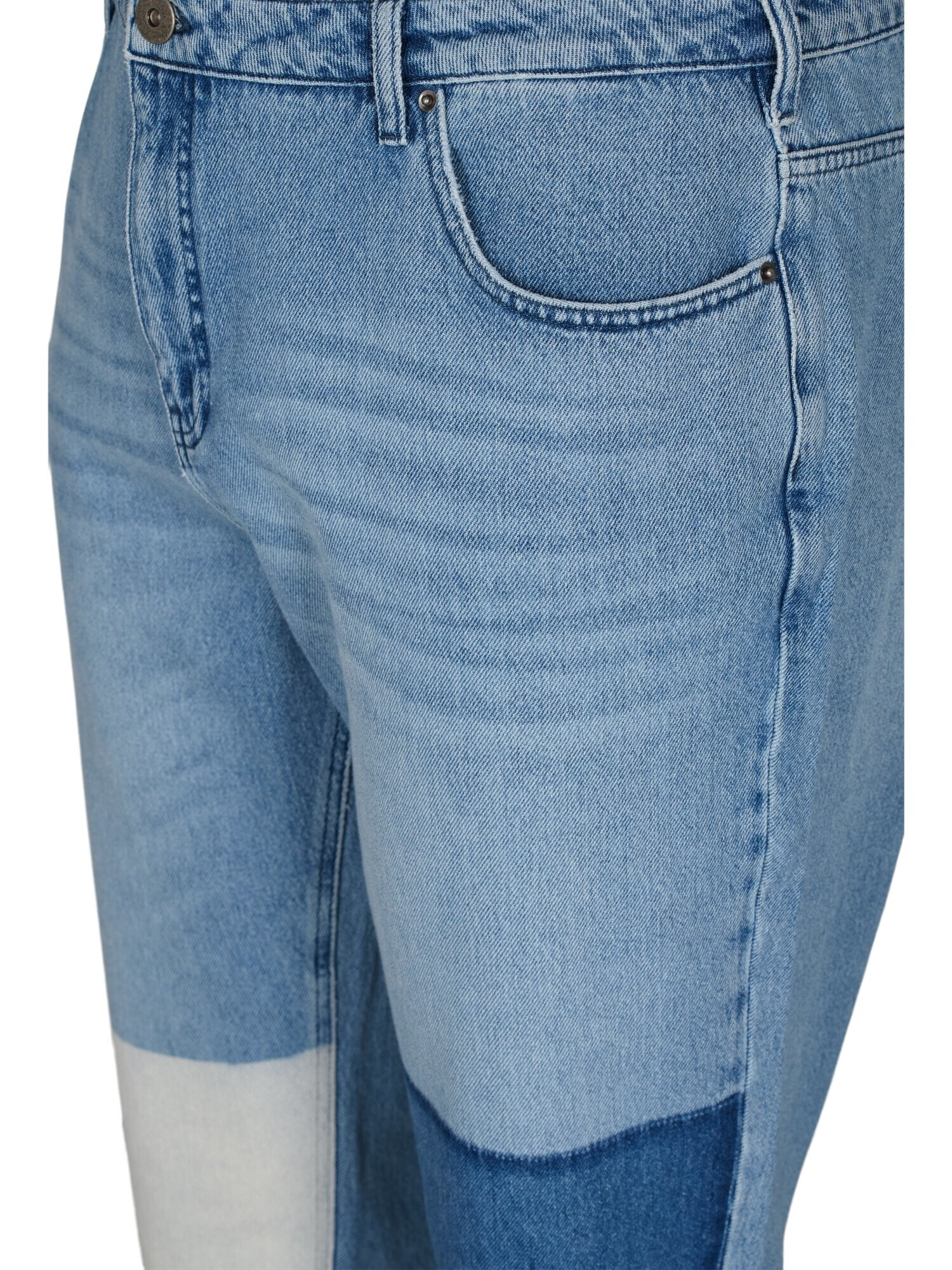 Zizzi Jeans 'Mille' albastru denim / albastru deschis / albastru închis - Pled.ro